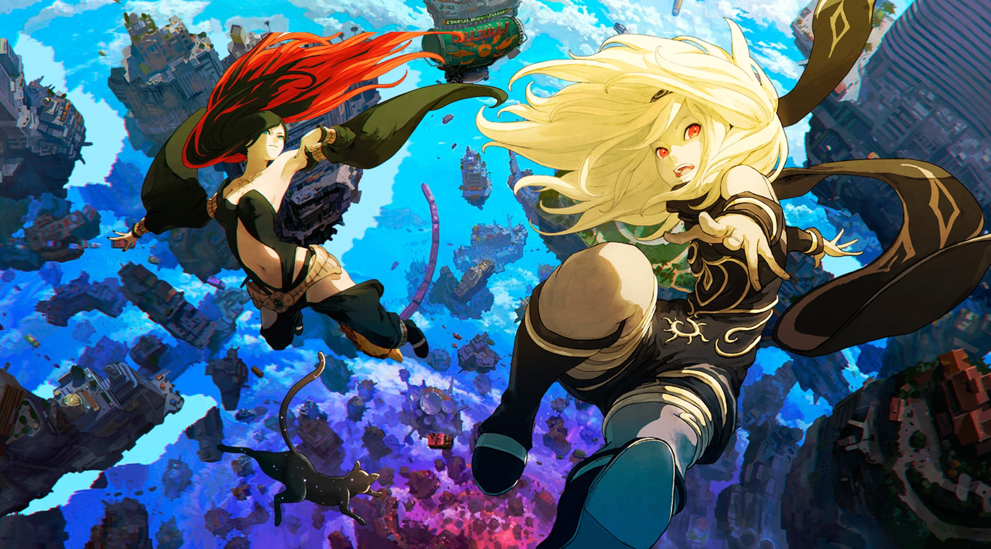art, girls, Raven, gravity rush 2, 1080P, Kat, Sony, HD Wallpaper
