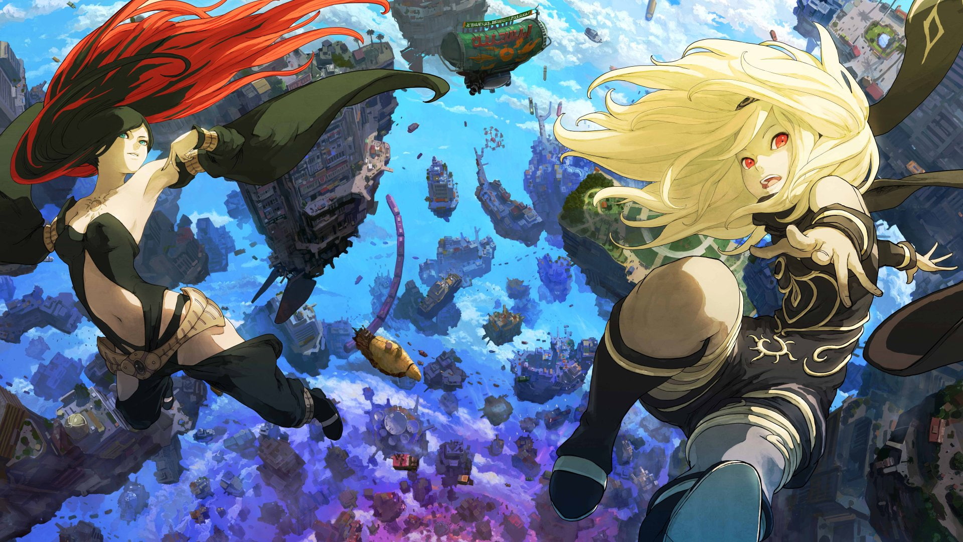 Raven (Gravity Rush), Gravity Rush 2, Kat (Gravity Rush), Video Game, 1080P, HD Wallpaper