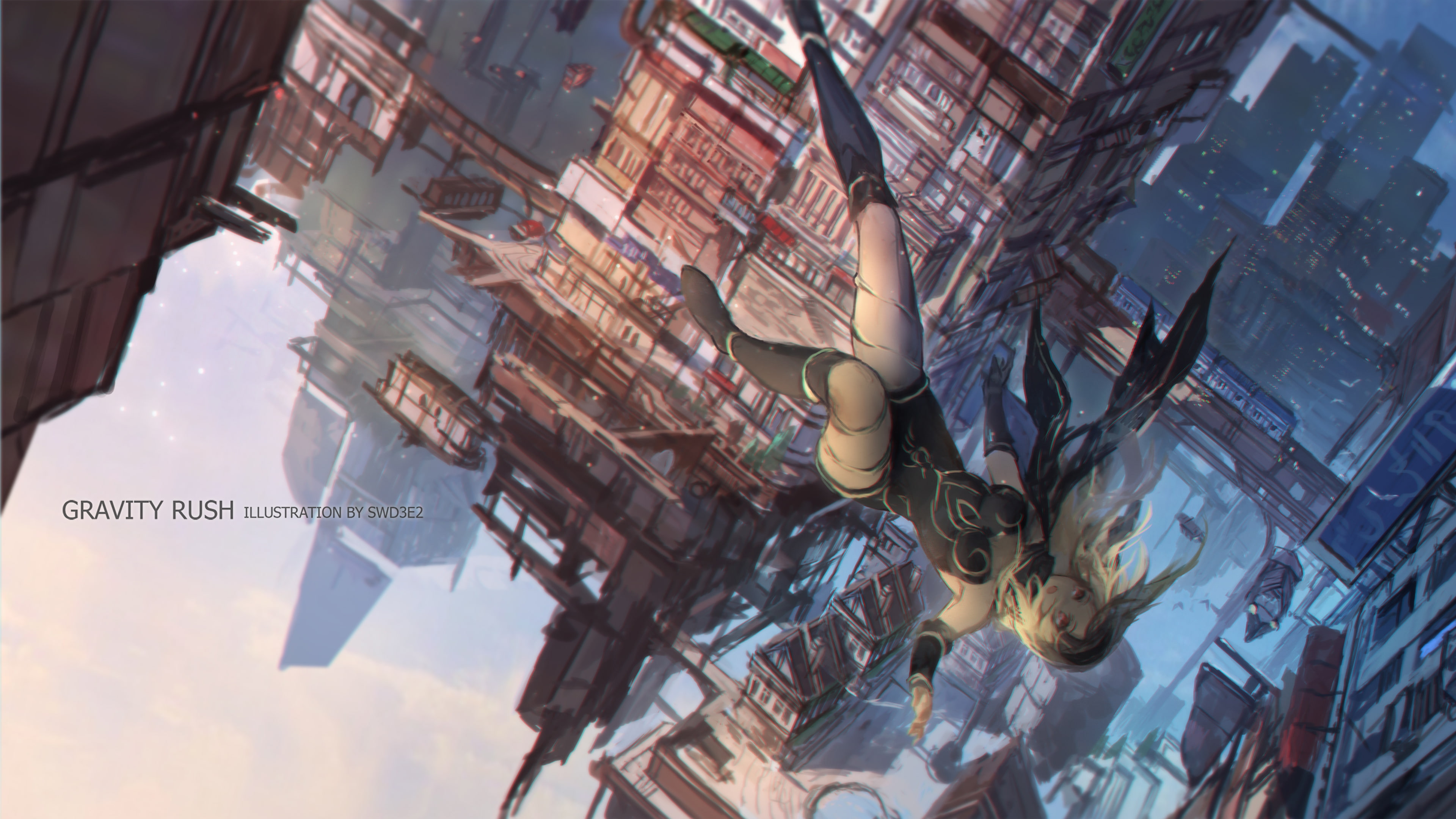 Video Game, 4K, Gravity Rush, Anime, HD Wallpaper