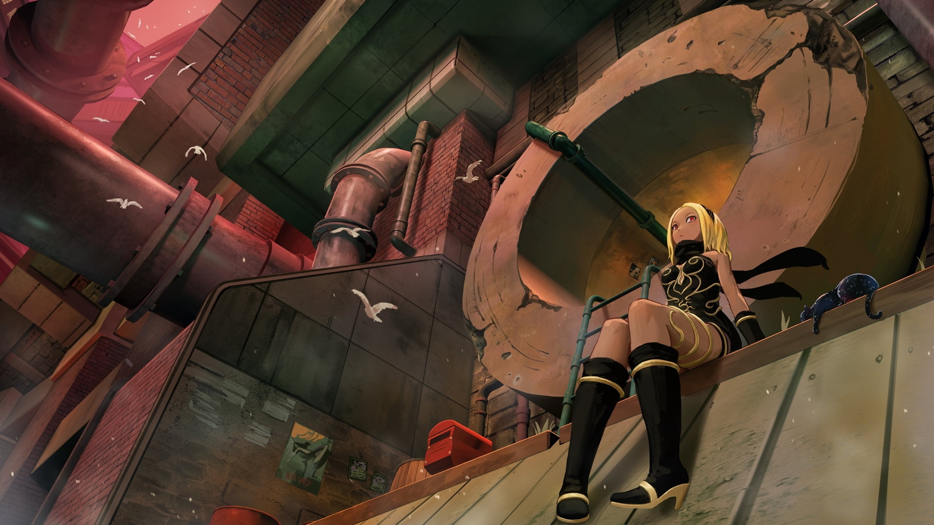 Gravity Rush, Kat (Gravity Rush), 1080P, Video Game, HD Wallpaper