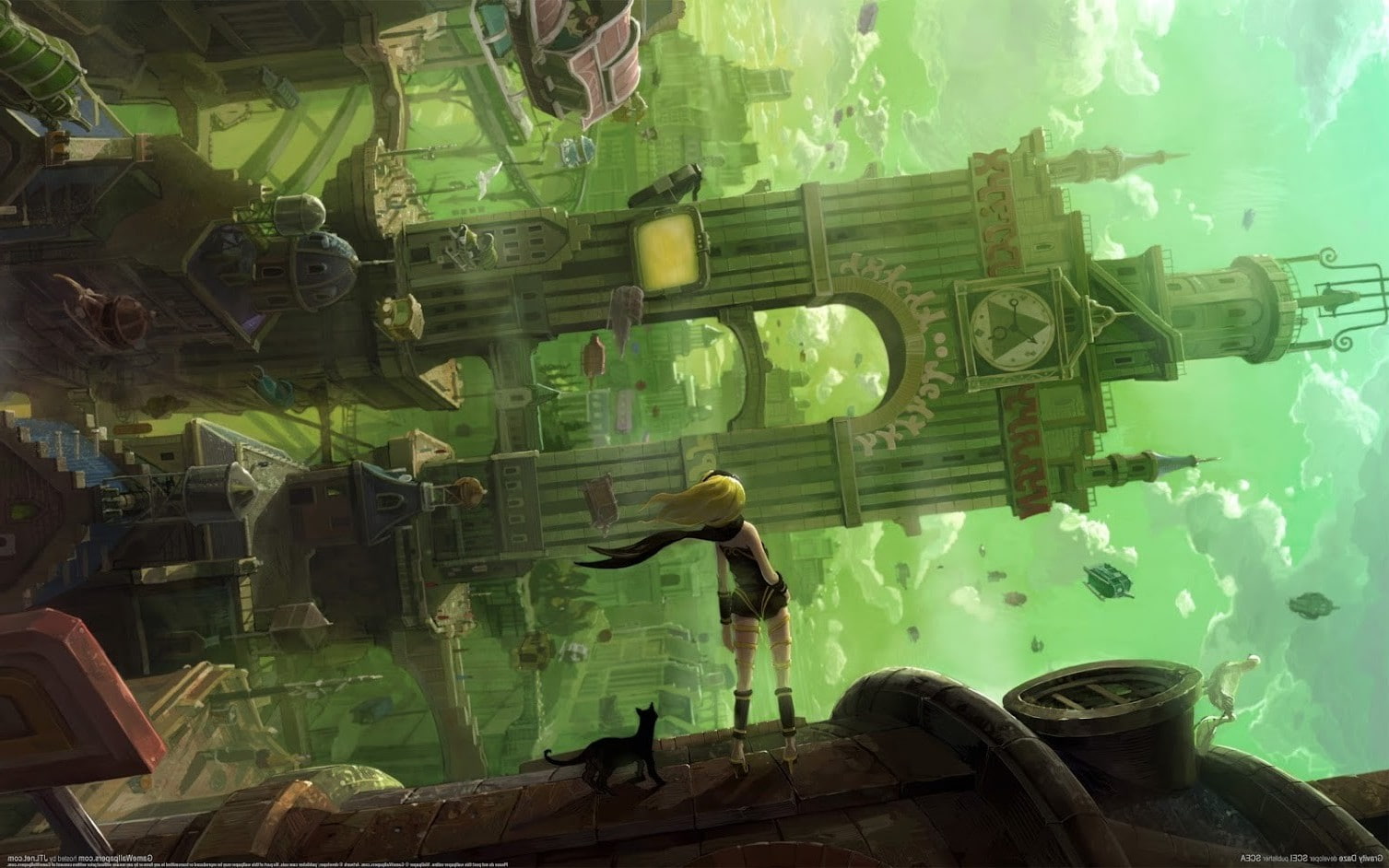 720P, Gravity Rush, fantasy Art, HD Wallpaper