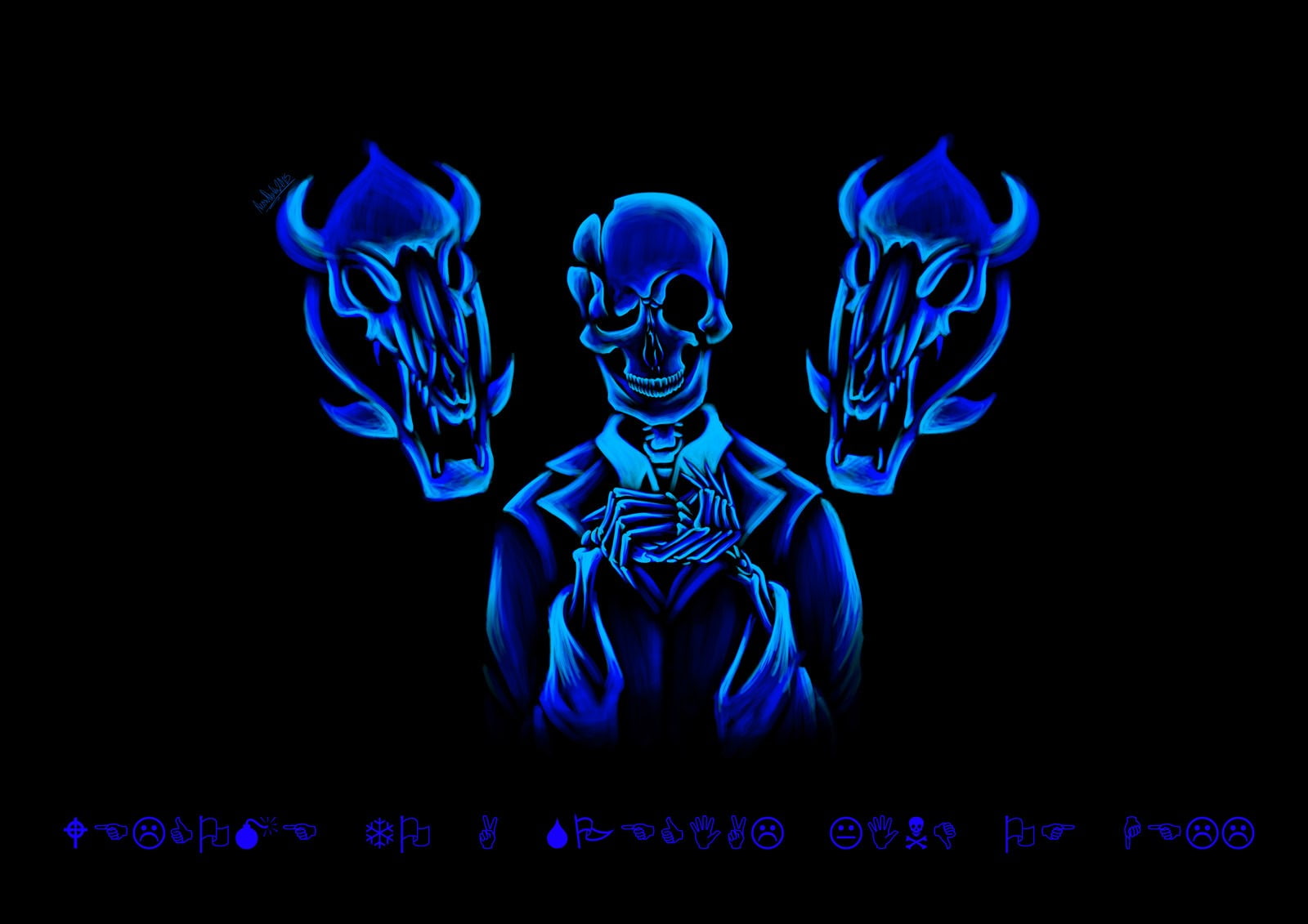 W.D Gaster, Undertale, 720P, Indie Games, HD Wallpaper