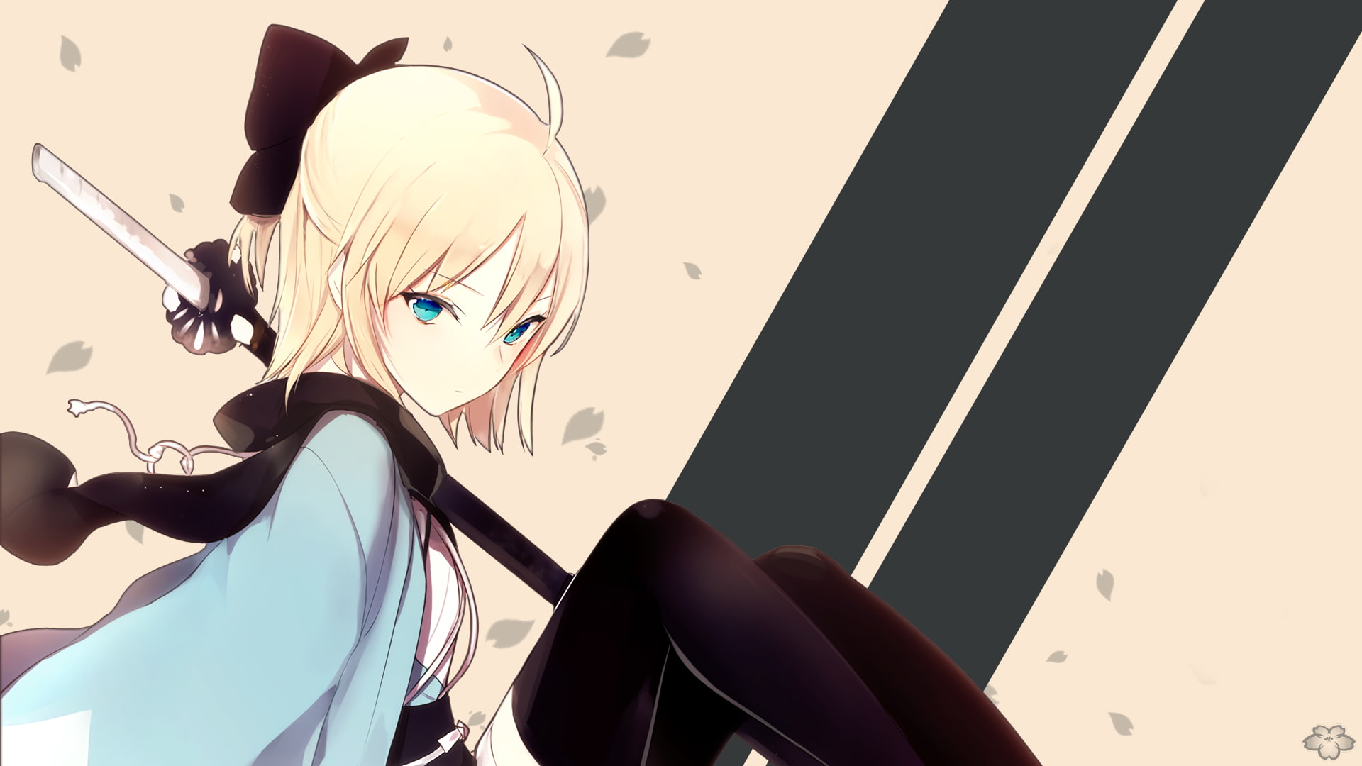 Sakura Saber, side view, real people, hairstyle, women, lifestyles, portrait, fashion, 1080P, females, nature, adult, indoors, Fate Series, one person, HD Wallpaper