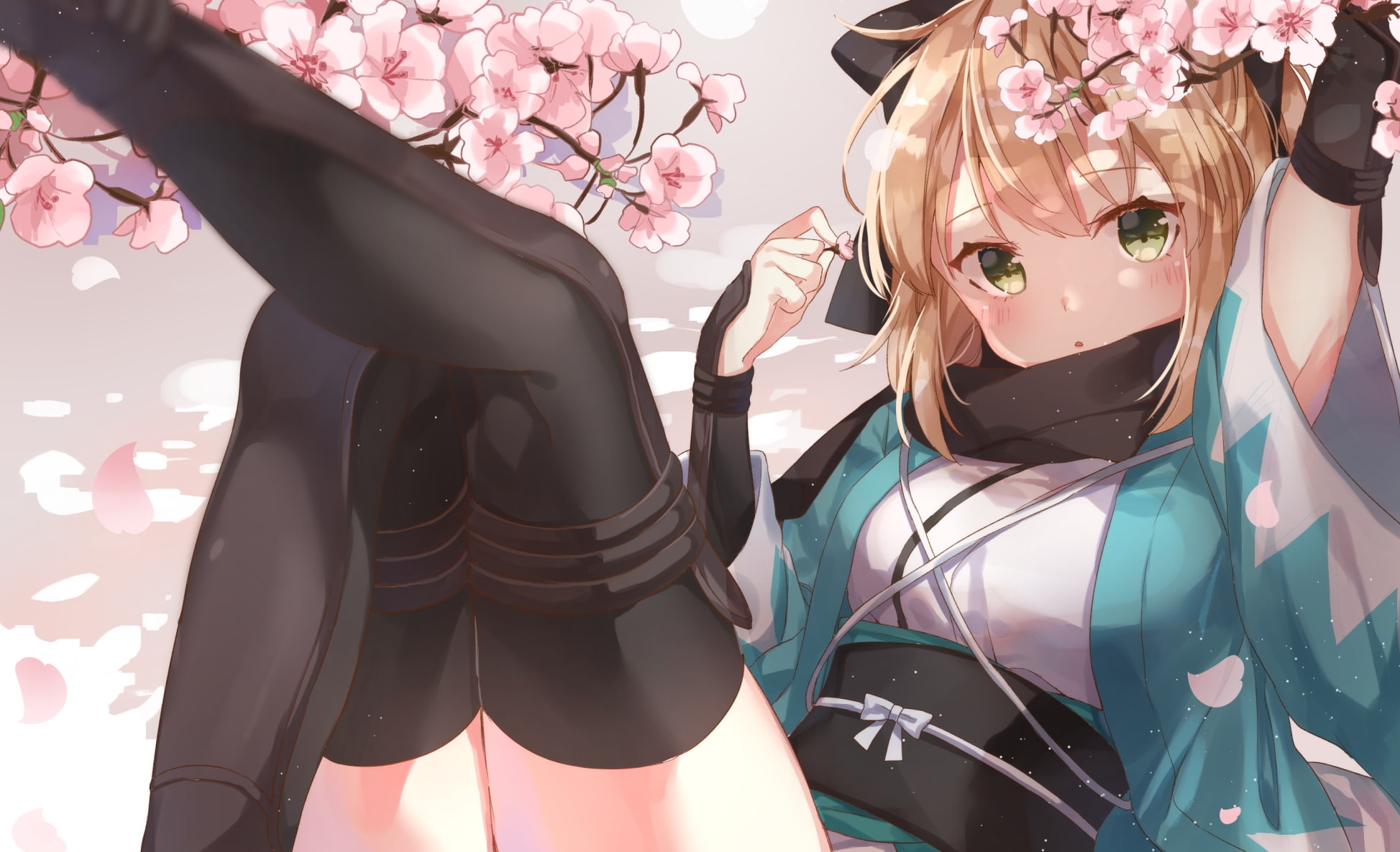 Anime, nature, leisure activity, women, 1080P, young women, beauty, fashion, one person, plant, pink color, real people, fate grand order, beautiful woman, HD Wallpaper