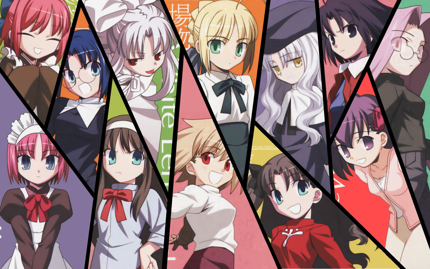 tohsaka, matou, type moon, kohaku, tohno, saber, arcueid, 720P, kara, night, rider, ciel, rin, brunestud, akiha, sakura, hisui, fate, stay, white, kyoukai, HD Wallpaper