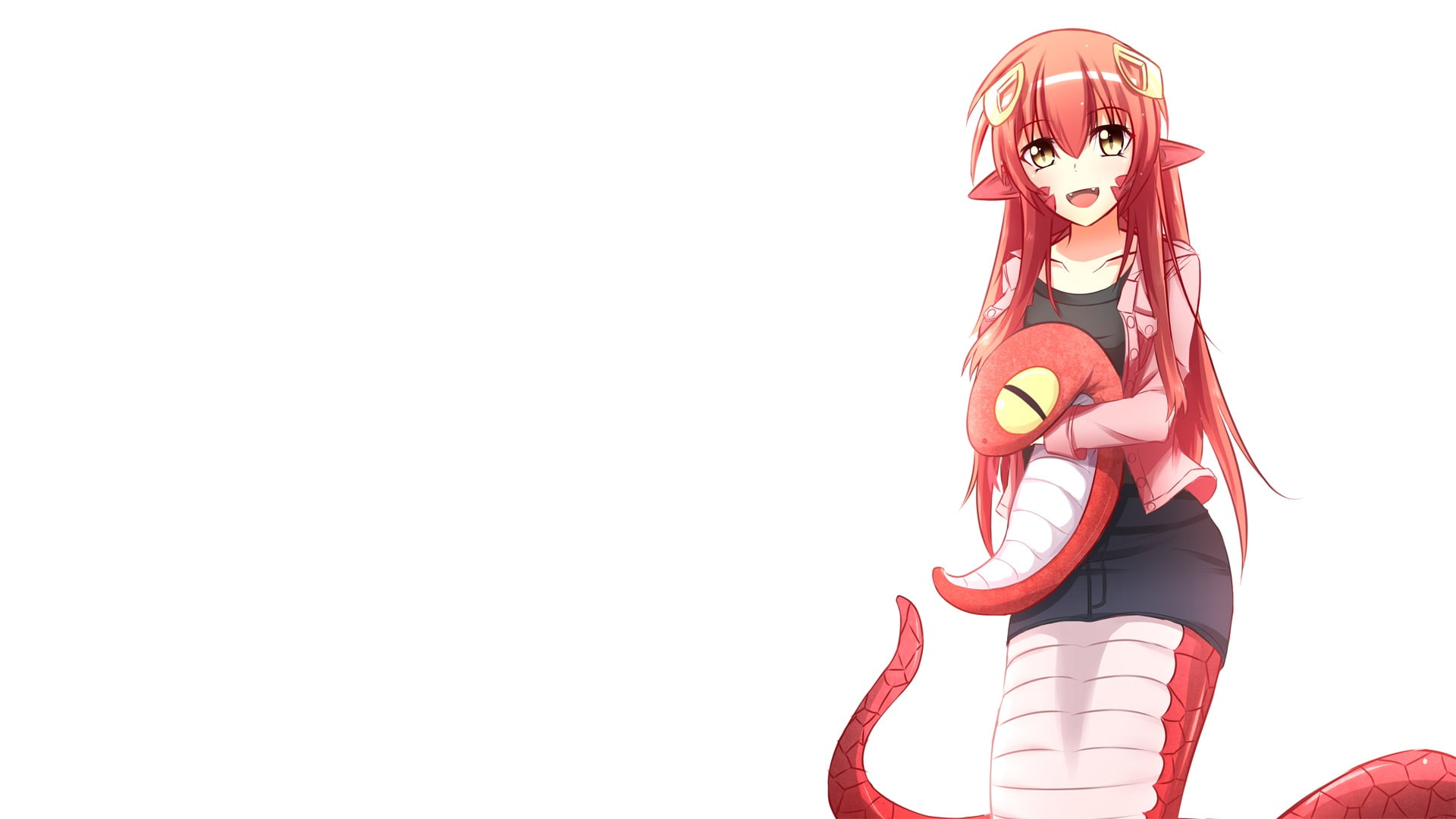 anime, human representation, copy space, sky, no people, art and craft, Monster Musume no Iru Nichijou, nature, white background, flag, studio shot, still life, HD Wallpaper