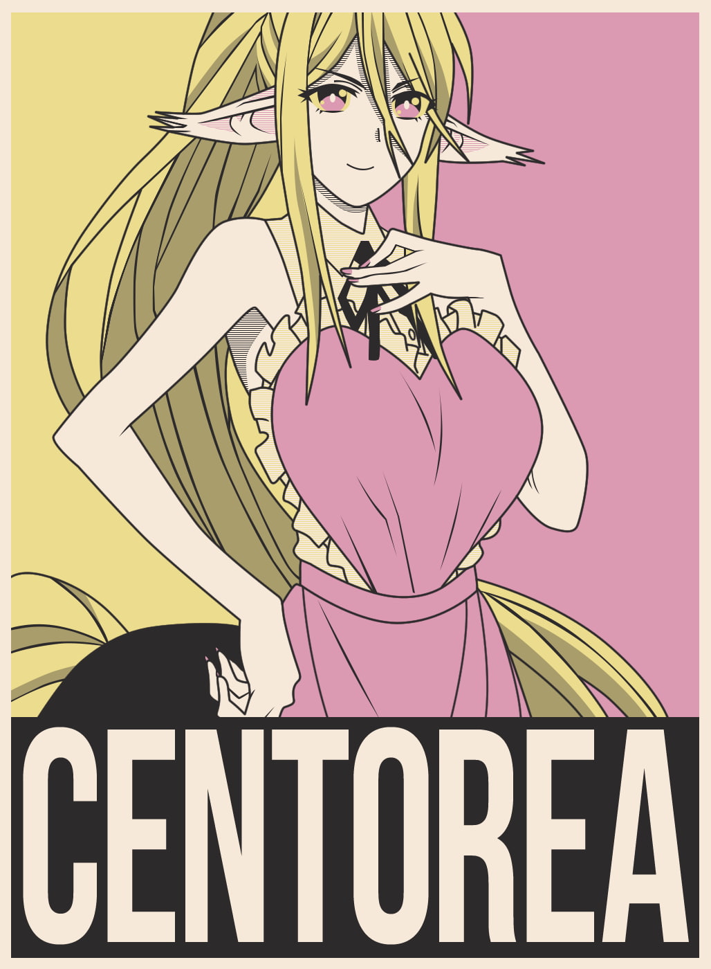 emotion, food, beautiful woman, 720P, healthy lifestyle, hair, adult, sign, Centorea (Monmusu), beauty, lifestyles, people, beautiful people, women, cartoon, Phone HD Wallpaper