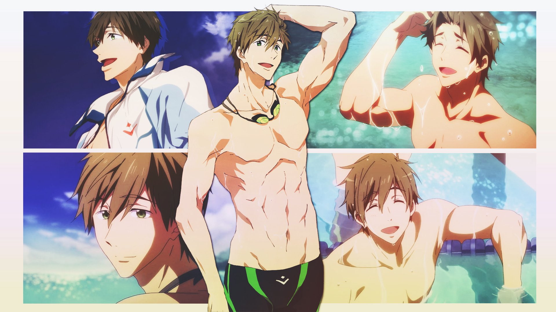1080P, Anime, Free!, Makoto Tachibana, HD Wallpaper