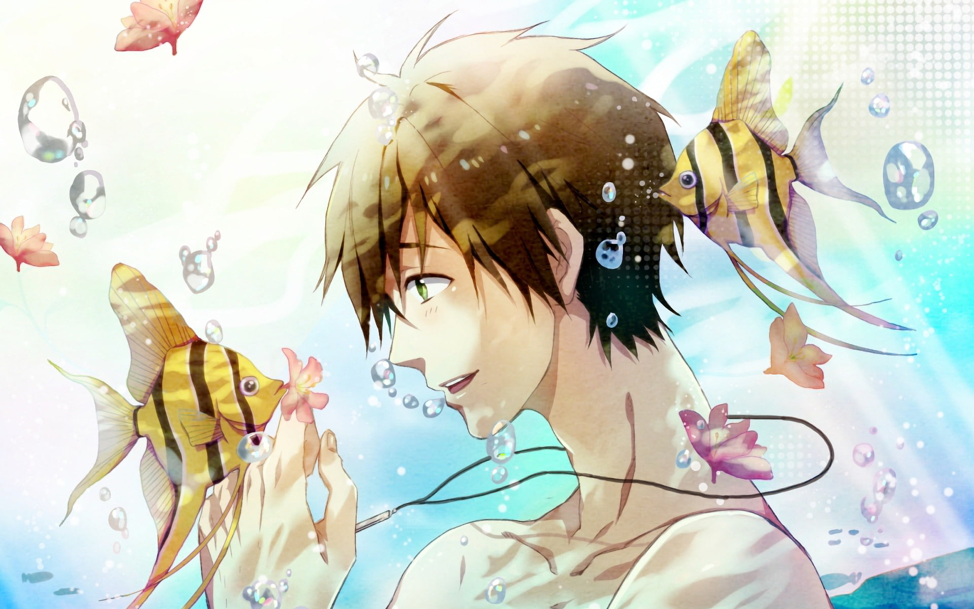 Anime, 1080P, Free!, Makoto Tachibana, HD Wallpaper