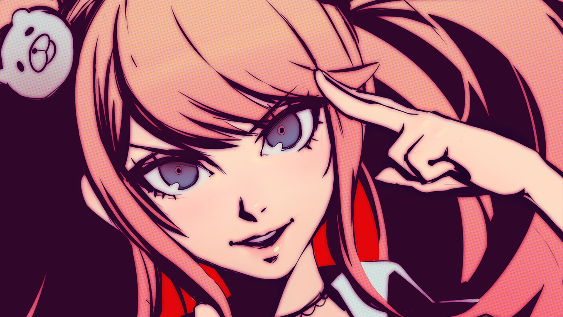 Junko Enoshima, Danganronpa, 1080P, HD Wallpaper