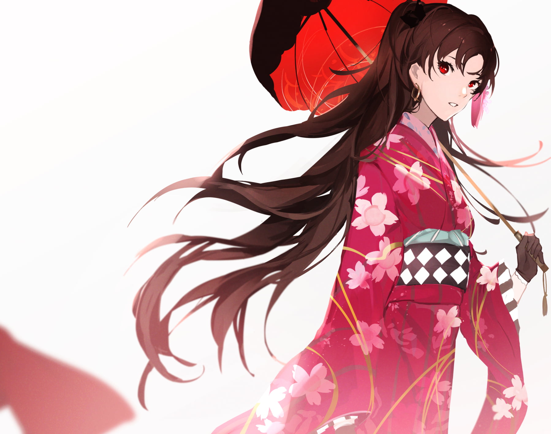 anime girls, simple background, anime, aonogura39, Ishtar (Fate/grand order), Fate Series, 720P, Fate/Grand Order, HD Wallpaper