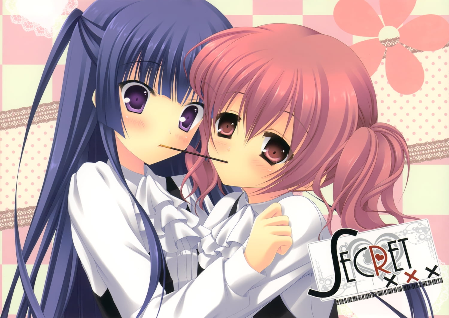 anime, people, hazumi rio, cartoon, close-up, young Adult, hug, men, sunlight, real people, girls, day, vector, look, image, inu x boku ss, backgrounds, HD Wallpaper