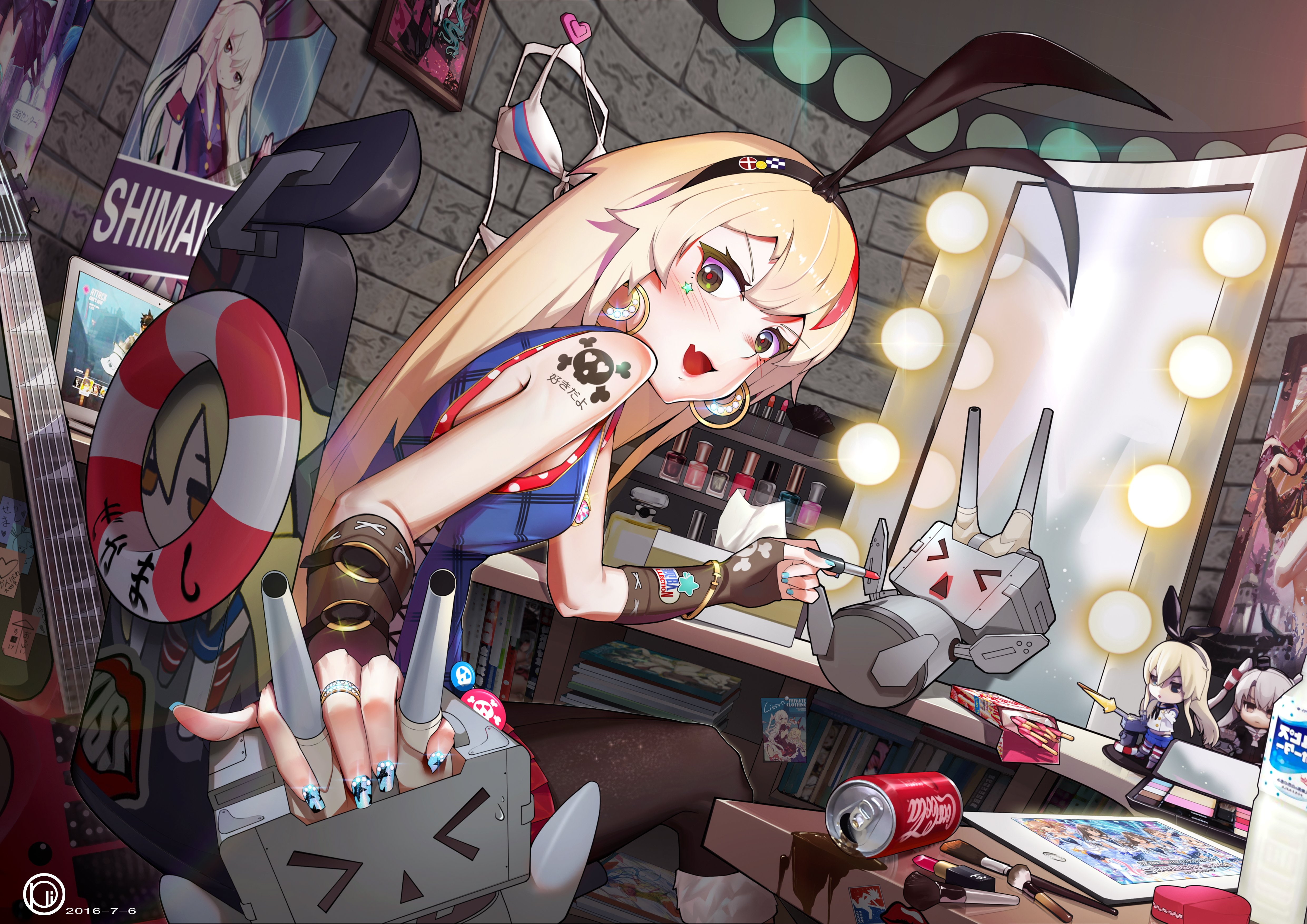 coca, cola, pocky, kantai, collection, (kancolle), rensouhou-chan, cinderella, food, oop, amatsukaze, idolmaster, girls, 4K, overwatch, shimakaze, HD Wallpaper