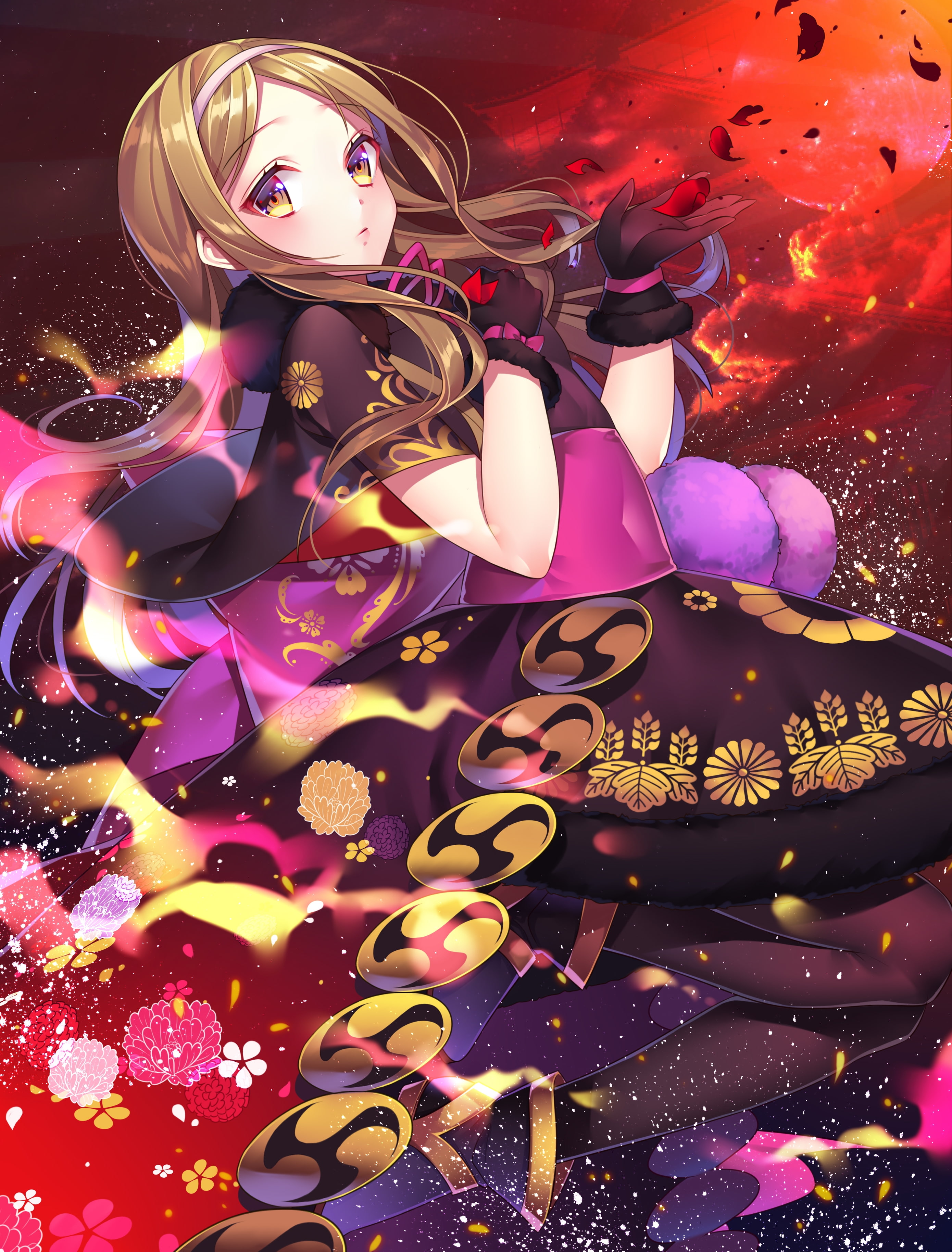party - social event, celebration, decoration, chacha, holiday - event, new years eve, berserker, Anime, fate grand order, multi colored, pink color, 2K, Phone HD Wallpaper
