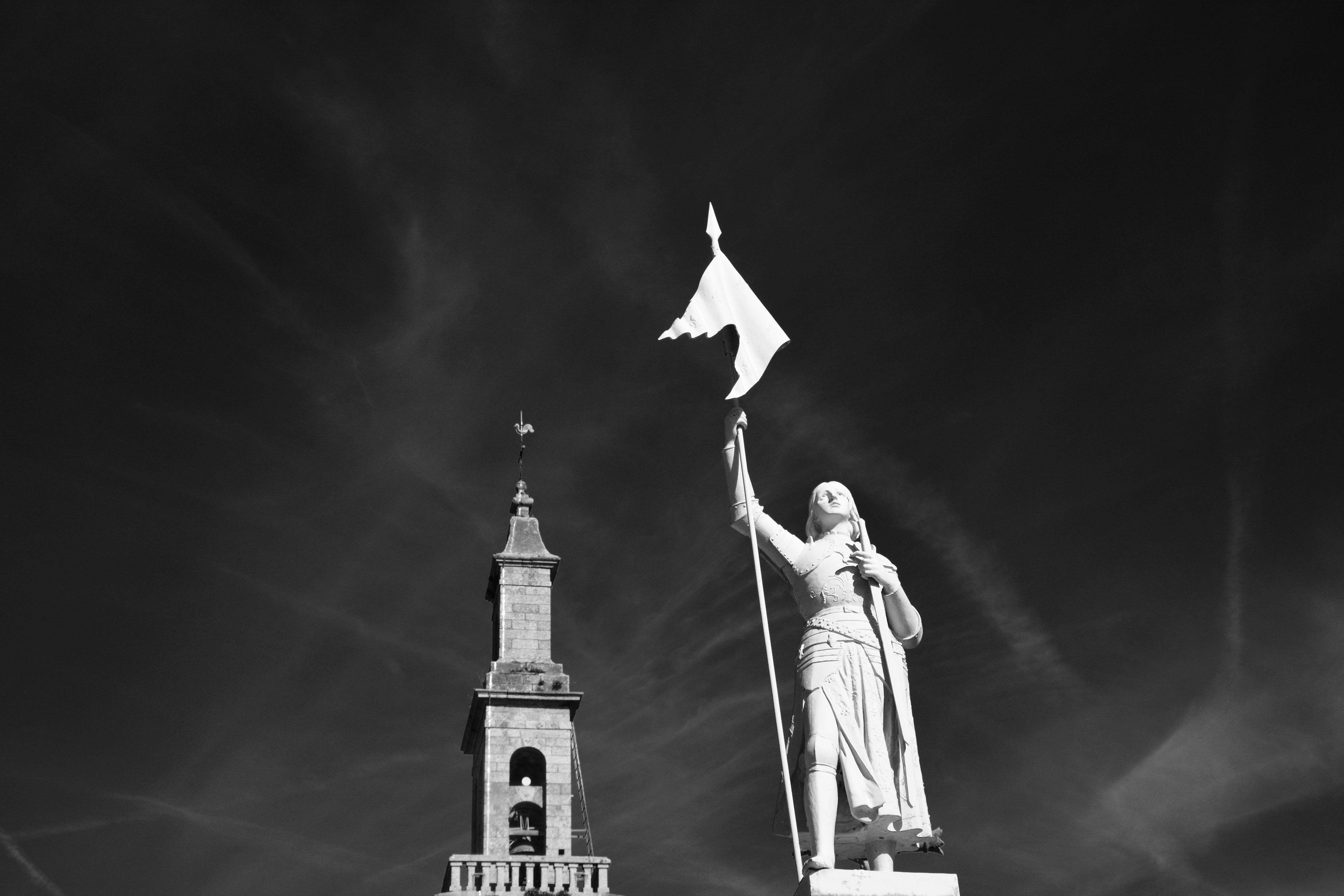 1412-1431, religion, built structure, bell tower church, building, outdoors, joan of arc, travel destinations, place of worship, 100 years war, spire, spirituality, HD Wallpaper