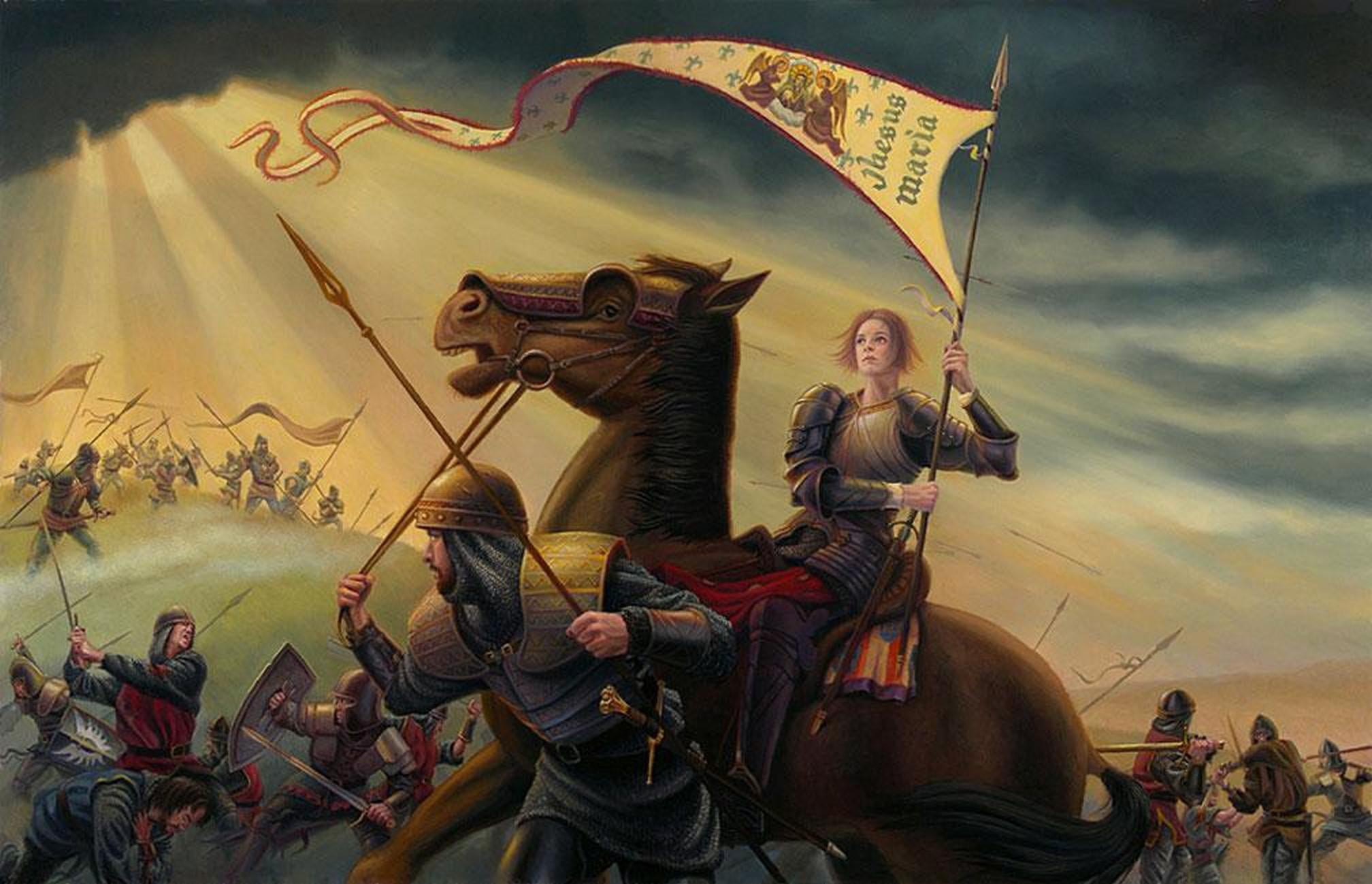 Douglas, 1080P, 2003, Allen, Saint Joan of Arc in the war with the British, HD Wallpaper