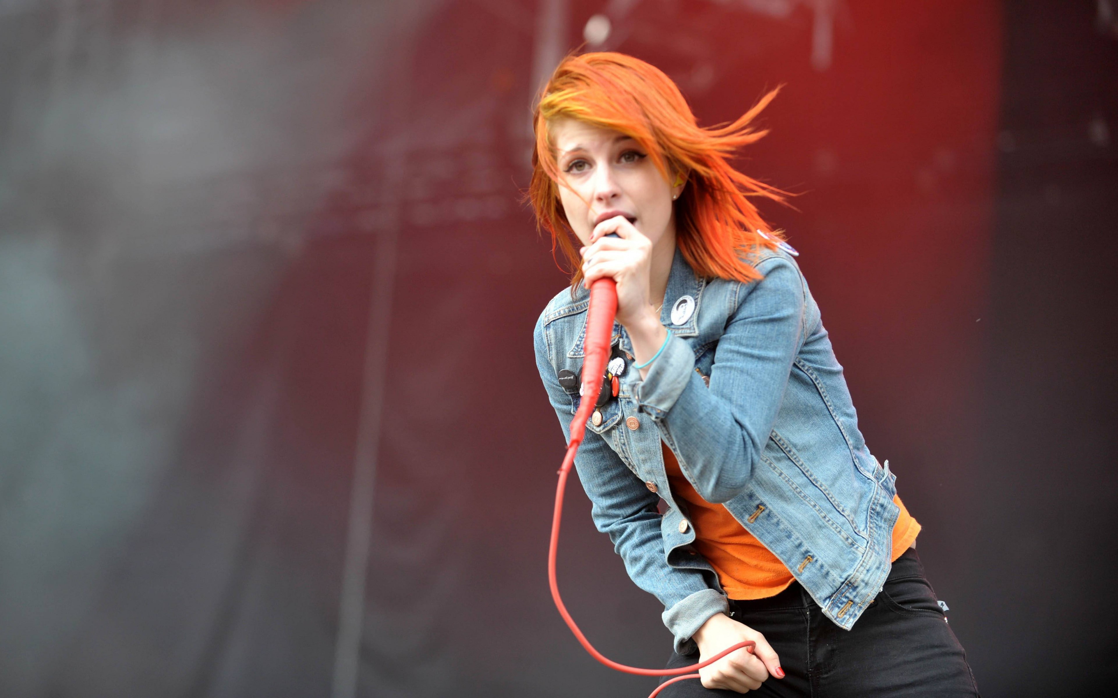 4K, singer, Hayley Williams, Paramore, HD Wallpaper