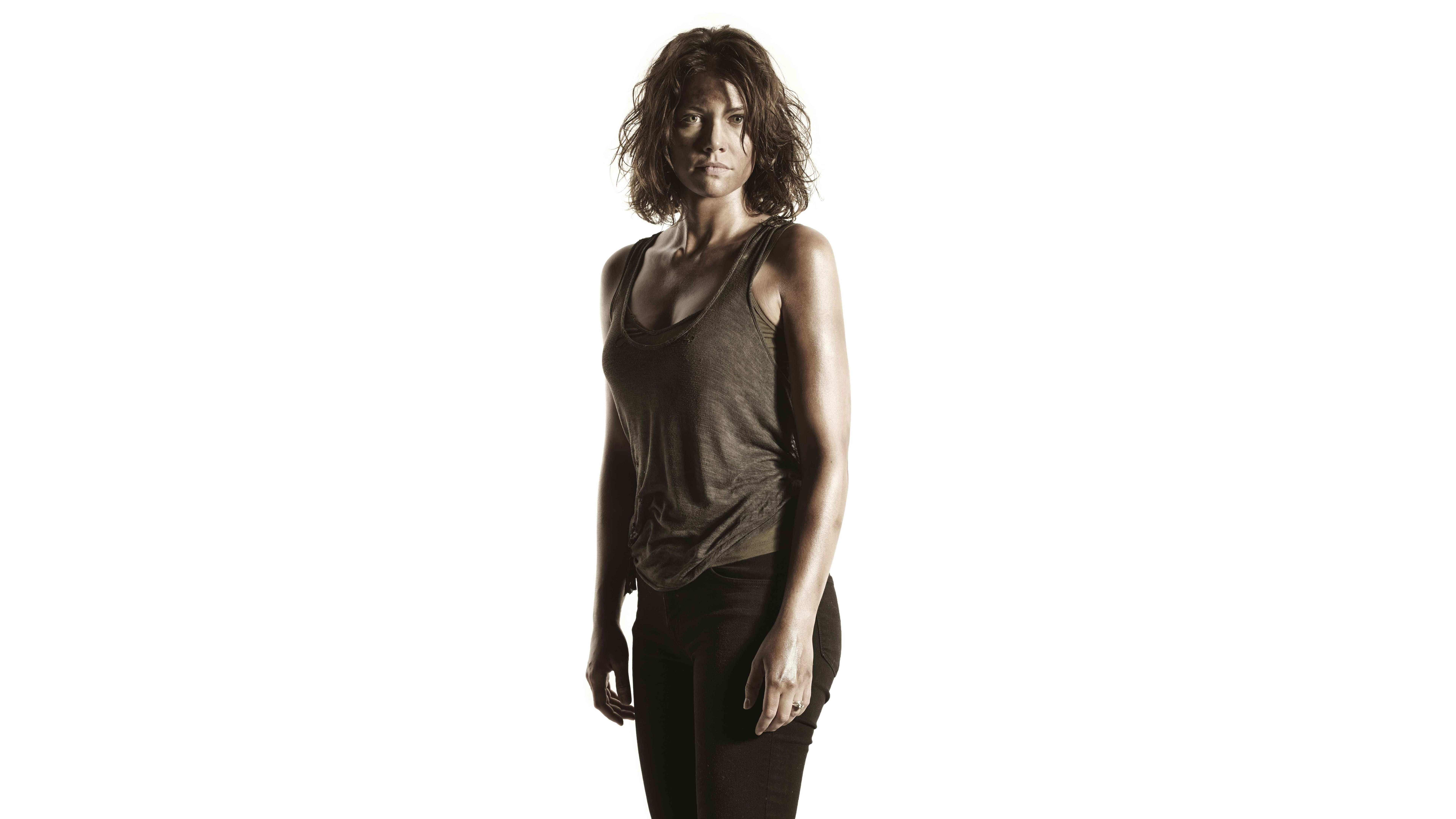 actress, young adult, people, white background, women, young women, adult, 8K, three quarter length, Maggie Greene, fashion, studio shot, hairstyle, hair, HD Wallpaper