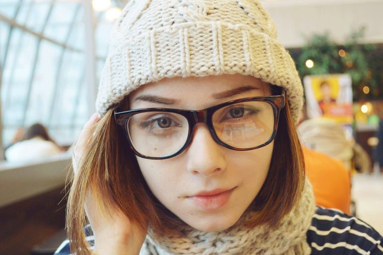 women, 720P, Katya Lischina, women with glasses, HD Wallpaper