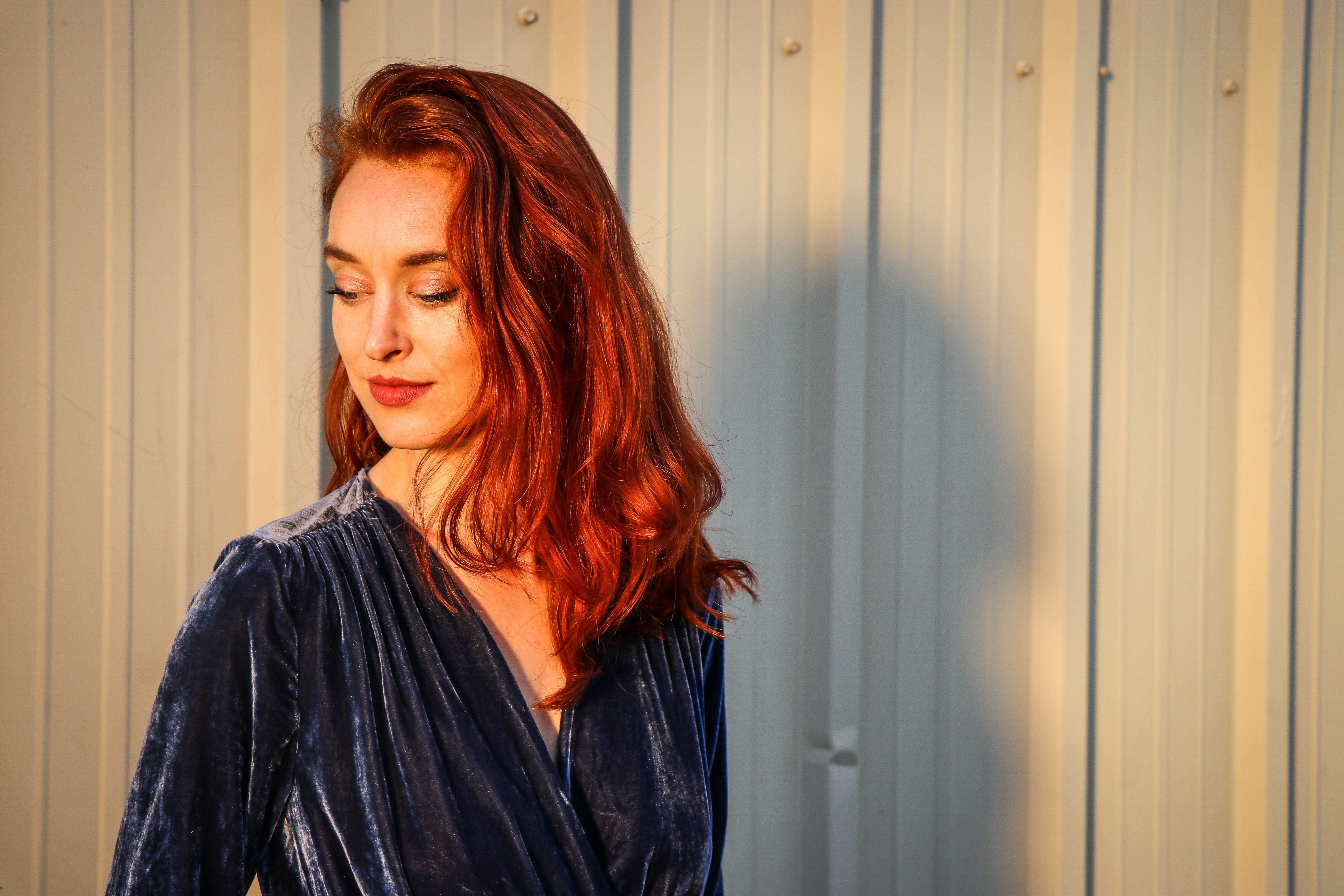 women, attractive, female, hair, medium-length hair, casual clothing, contemplation, face, hairstyle, long hair, person, downward, young women, redhead, HD Wallpaper