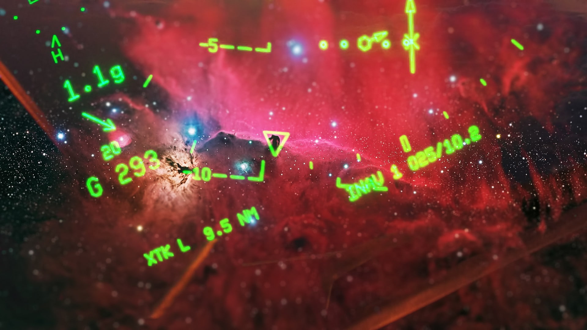space, 1080P, HUD, HD Wallpaper