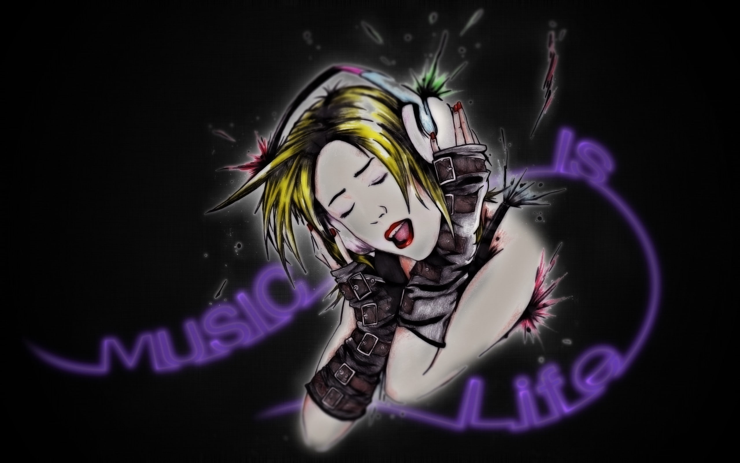 2K, colors, music, bazinga, hip hop, trap, archer, bears, sketches, dubstep, stars, women, chillstep, light, night, HD Wallpaper