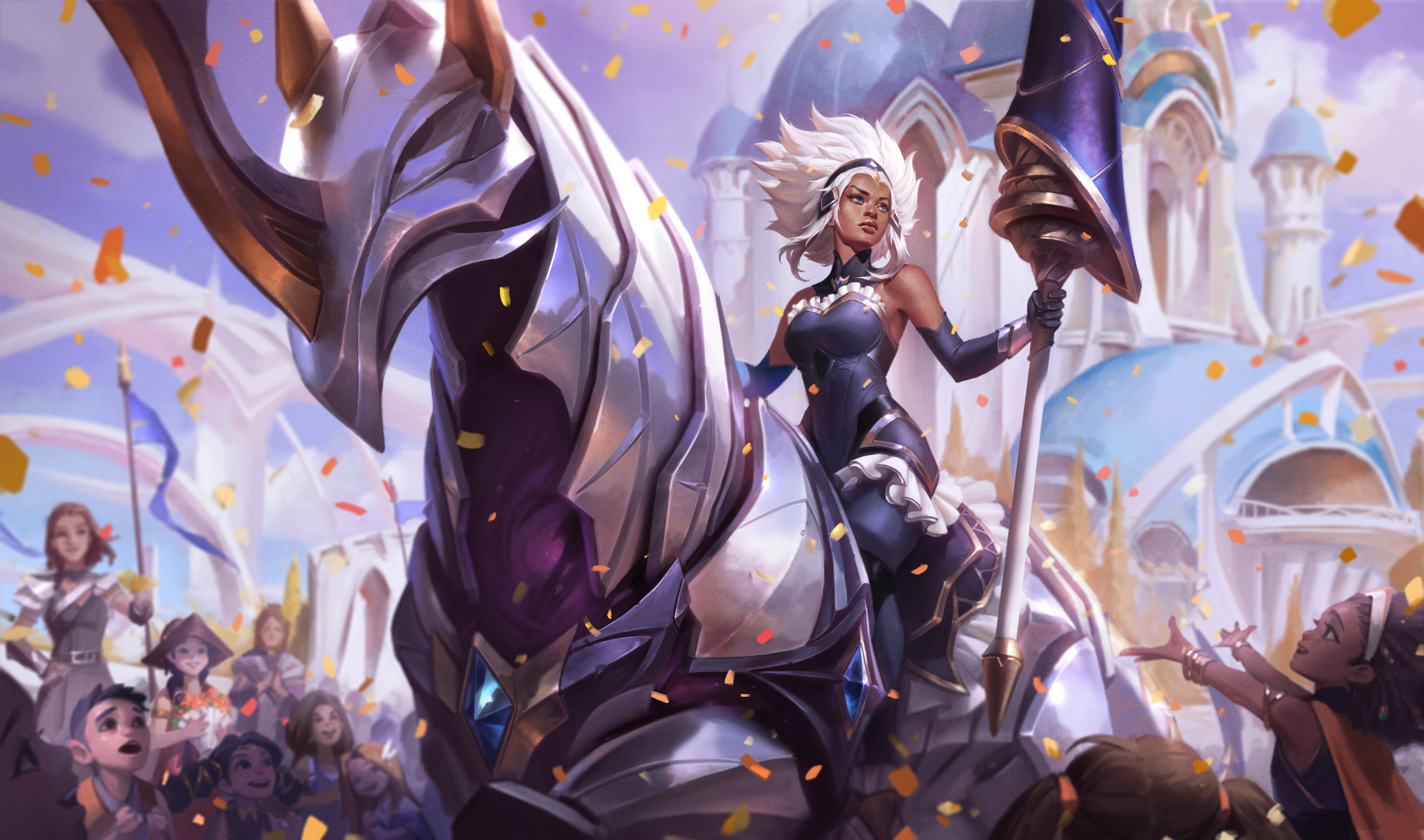 4K, Queen, Rell (League of Legends), Riot Games, League of Legends, HD Wallpaper