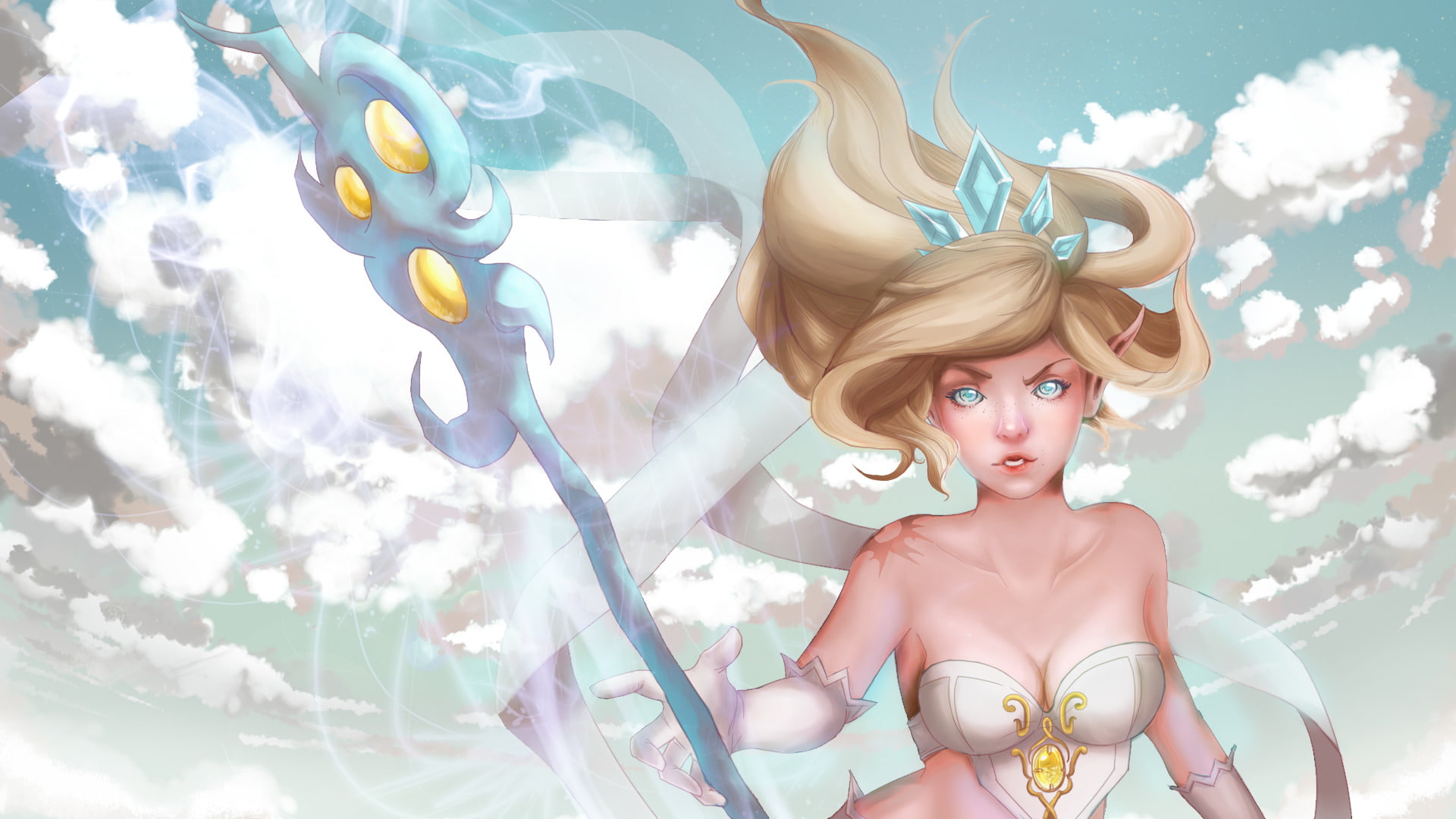 1080P, Video Game, League Of Legends, Janna (League Of Legends), HD Wallpaper