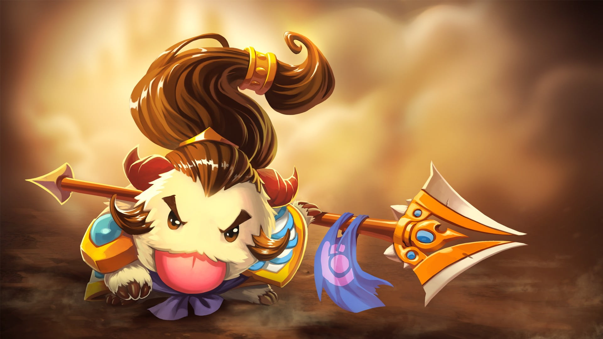 brown, toy, League of Legends, celebration, no people, representation, male likeness, Xin Zhao, festival, art and craft, creativity, yellow, sweet food, HD Wallpaper