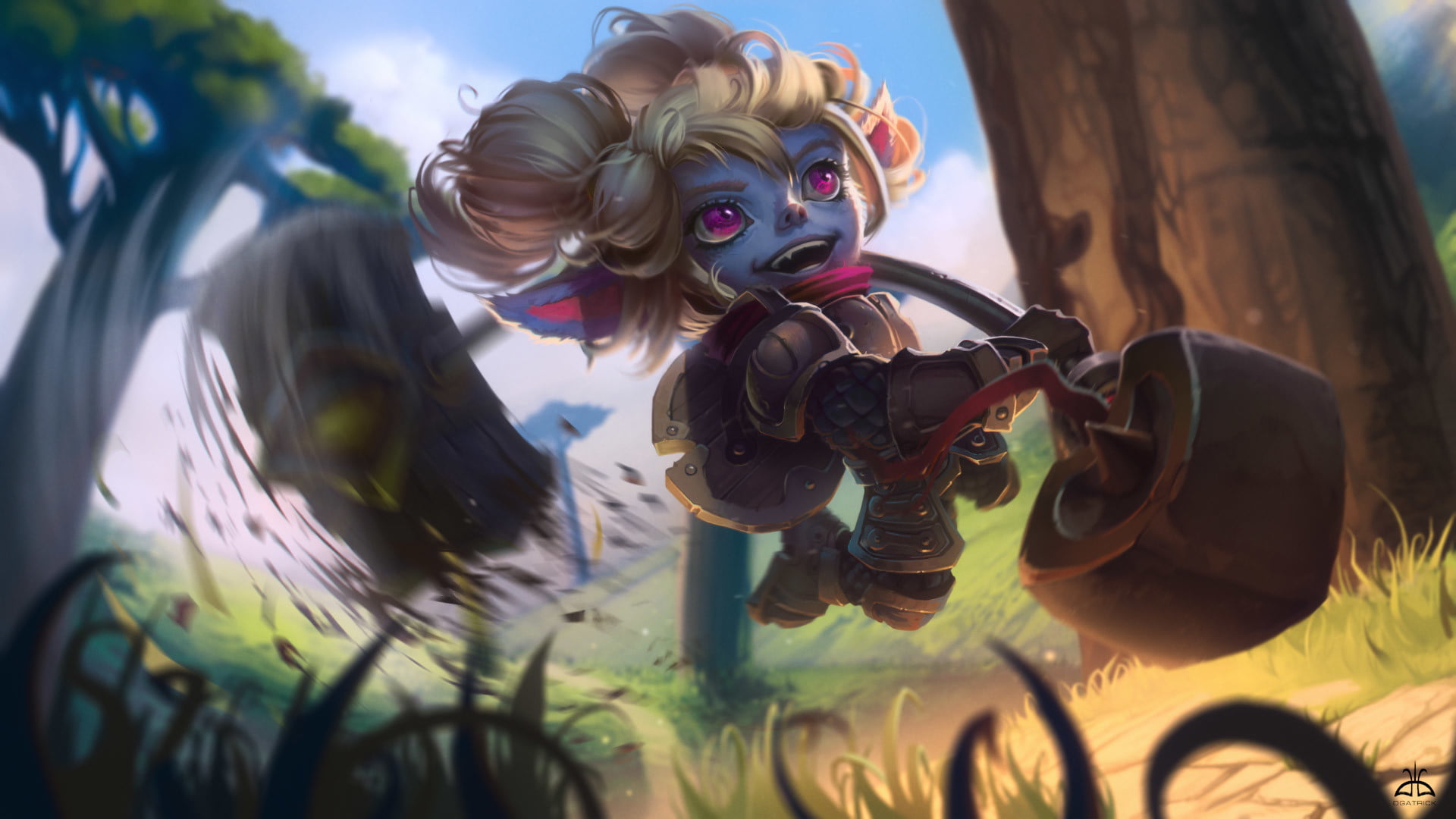 Poppy (League Of Legends), 1080P, League Of Legends, Video Game, HD Wallpaper