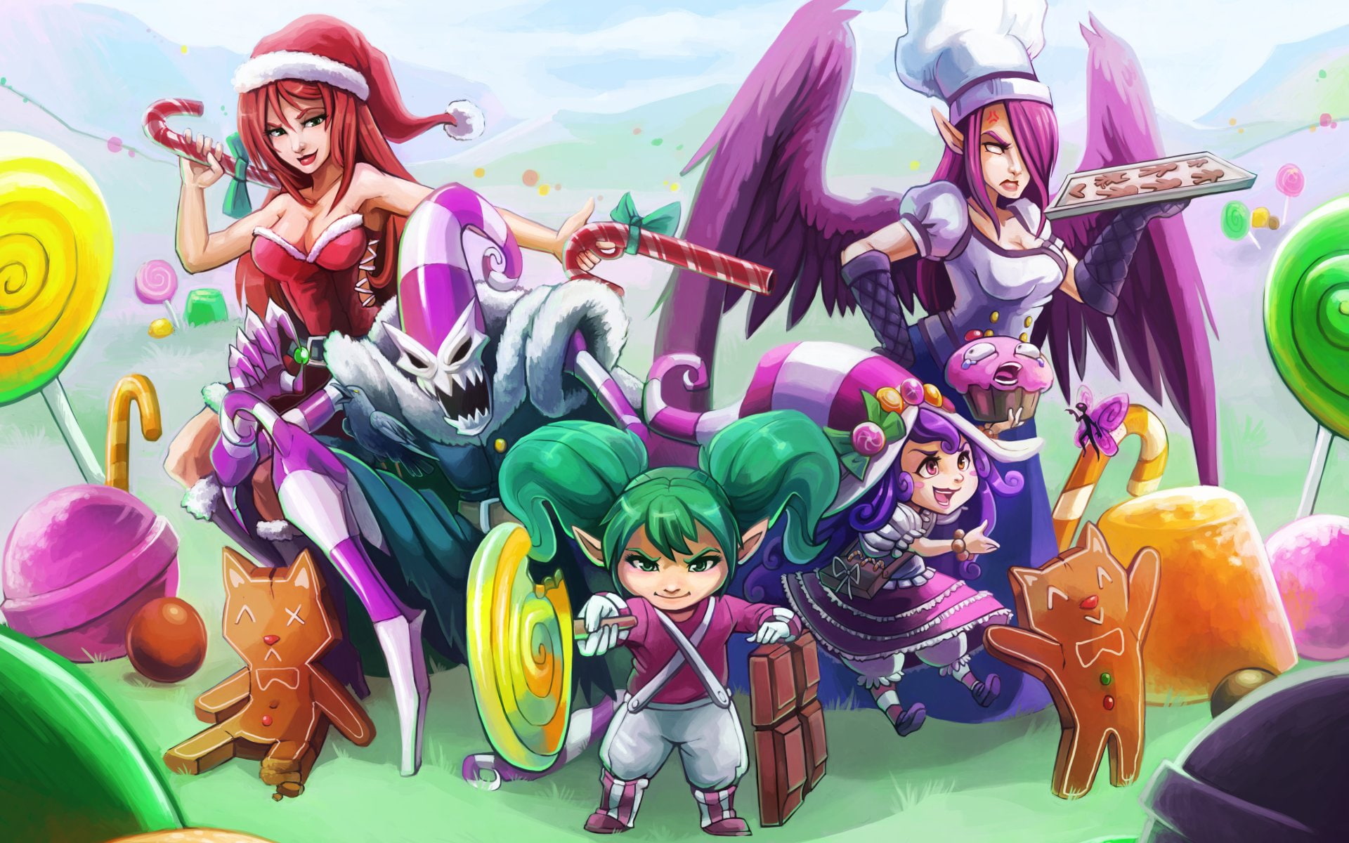 representation, League Of Legends, toy, variation, human representation, multi colored, childhood, arts culture and entertainment, Miss Fortune (League Of Legends), HD Wallpaper
