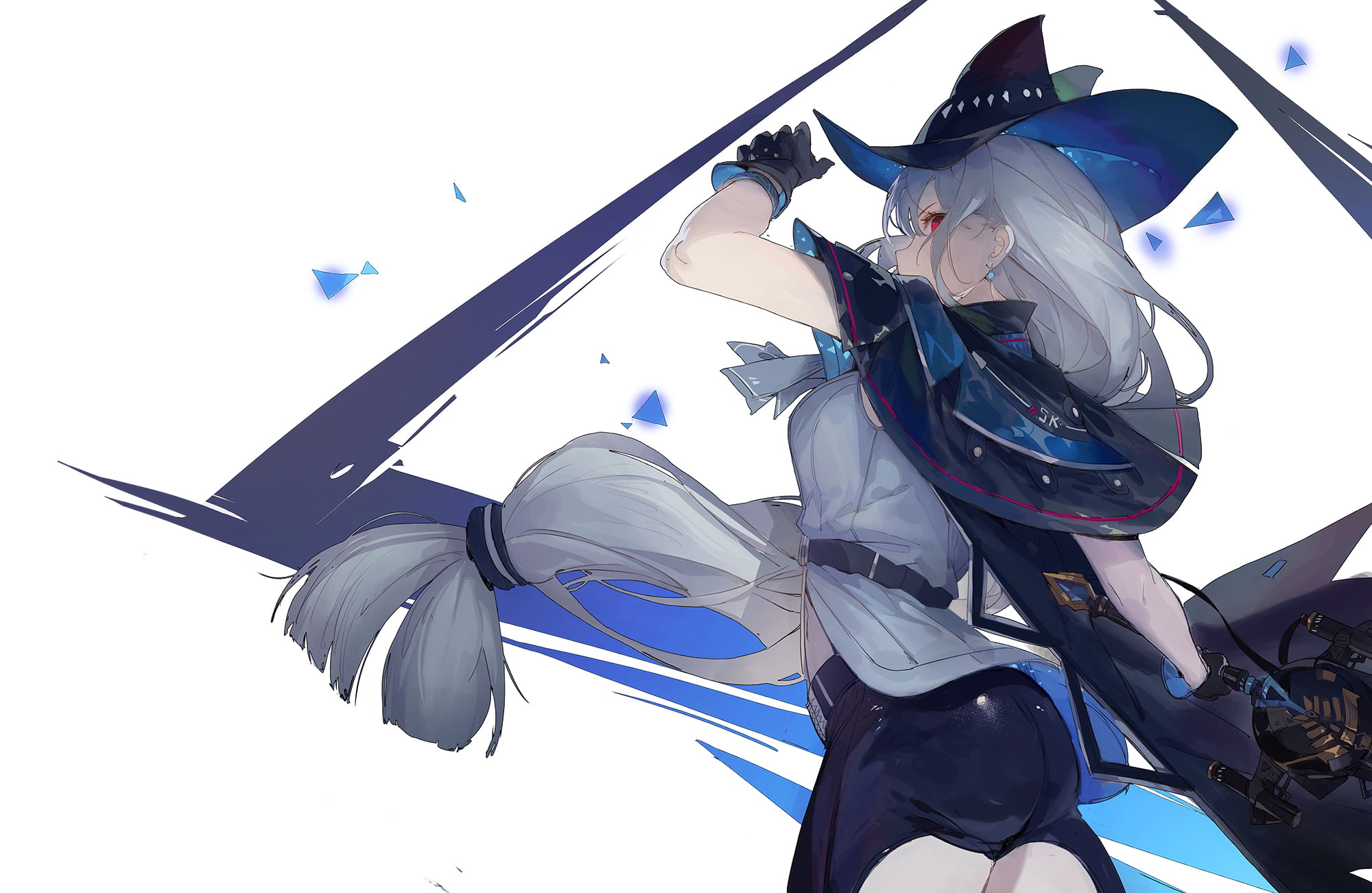 Arknights, anime, anime girls, 1080P, Skadi(Arknights), Kuroduki, HD Wallpaper