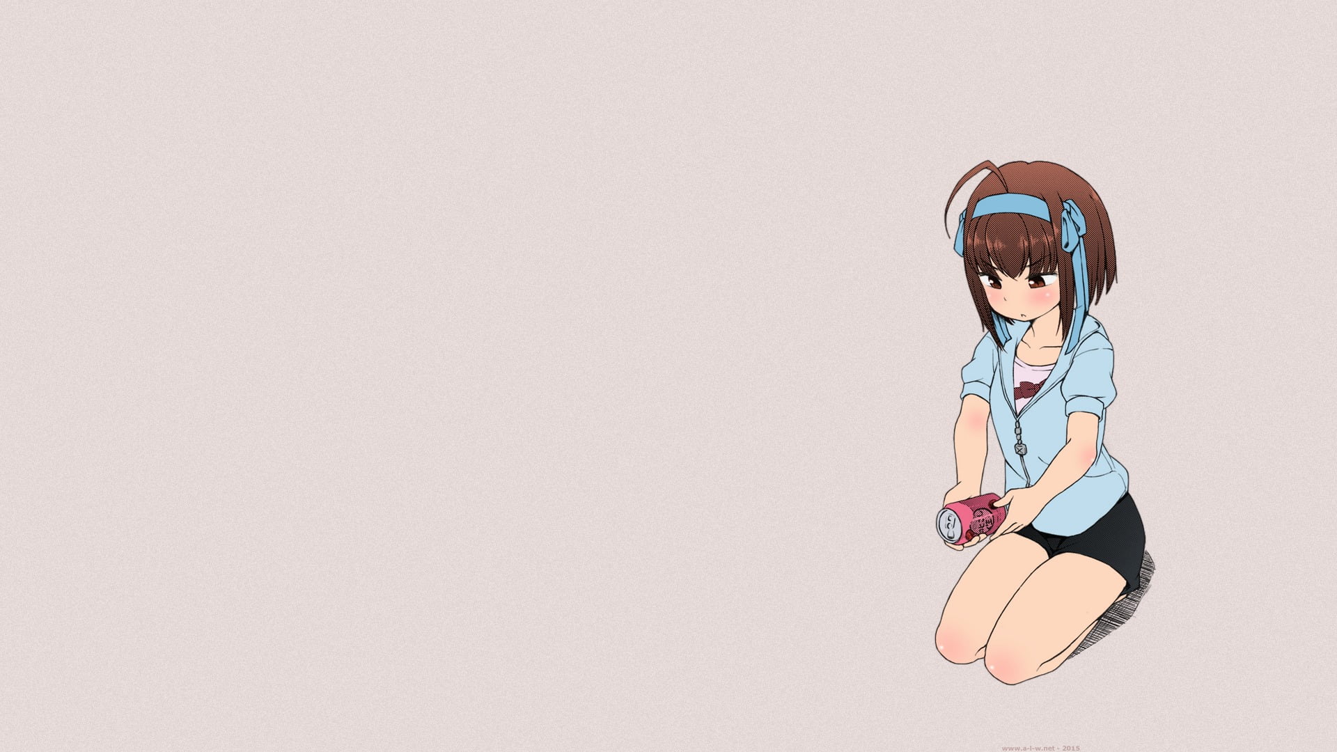one person, short pants, music, character, women, short hair, Takanashi Sora, 1080P, lifestyles, childhood, sunglasses, headphones, glasses, studio shot, HD Wallpaper