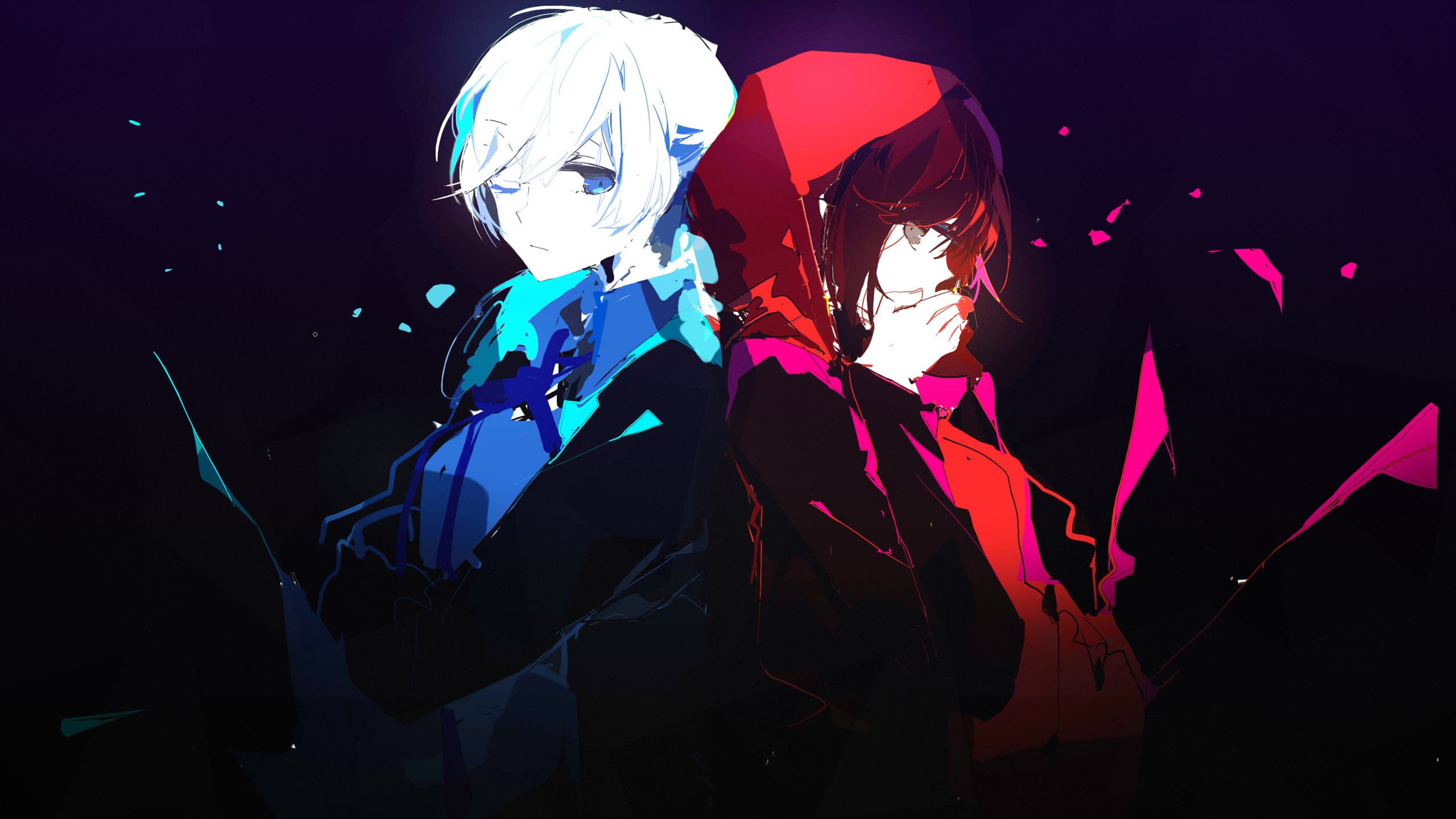 2K, Ruby Rose (character), anime, Weiss Schnee, anime girls, RWBY, HD Wallpaper