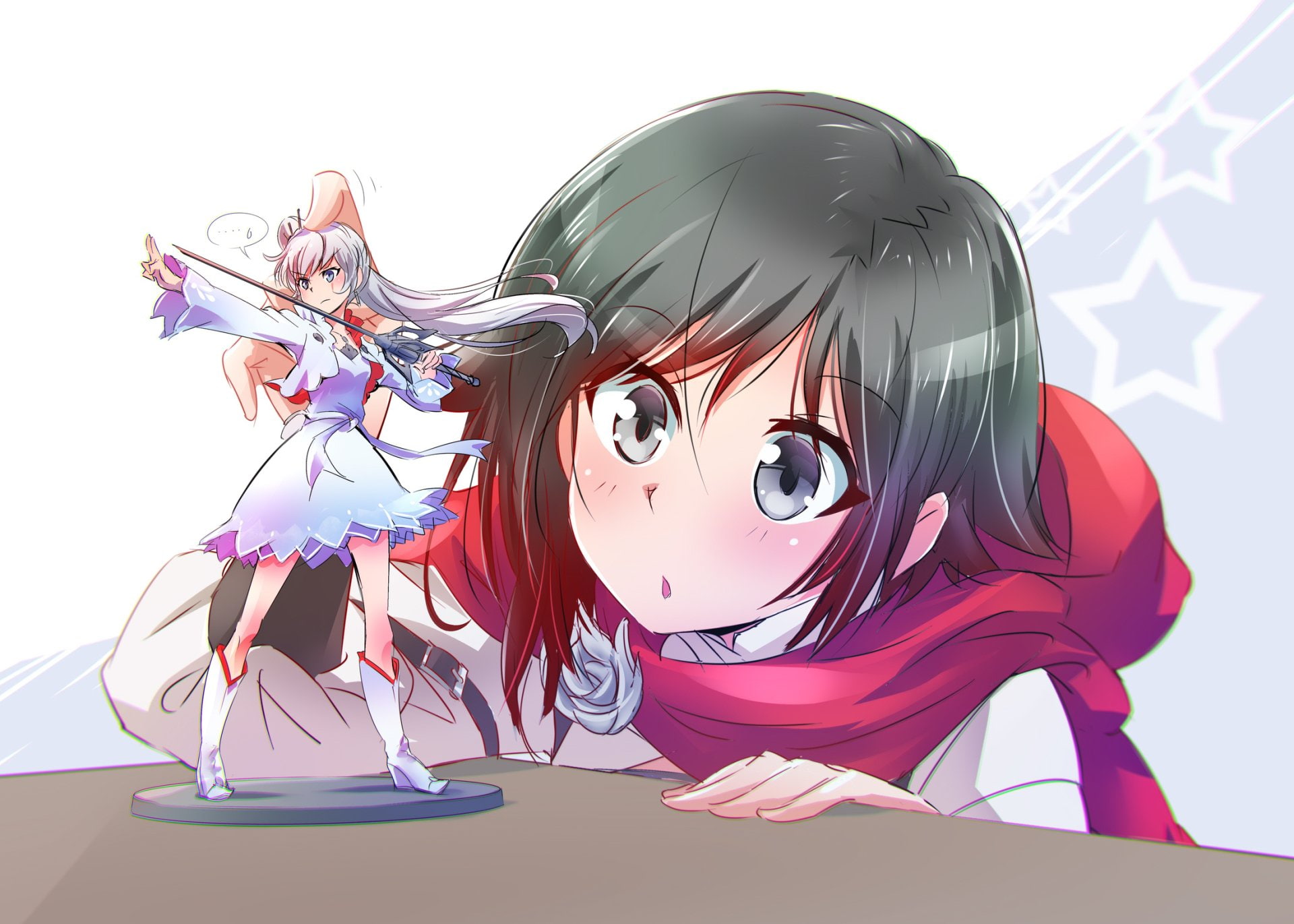 Ruby Rose (RWBY), Weiss Schnee, Anime, RWBY, 1080P, HD Wallpaper