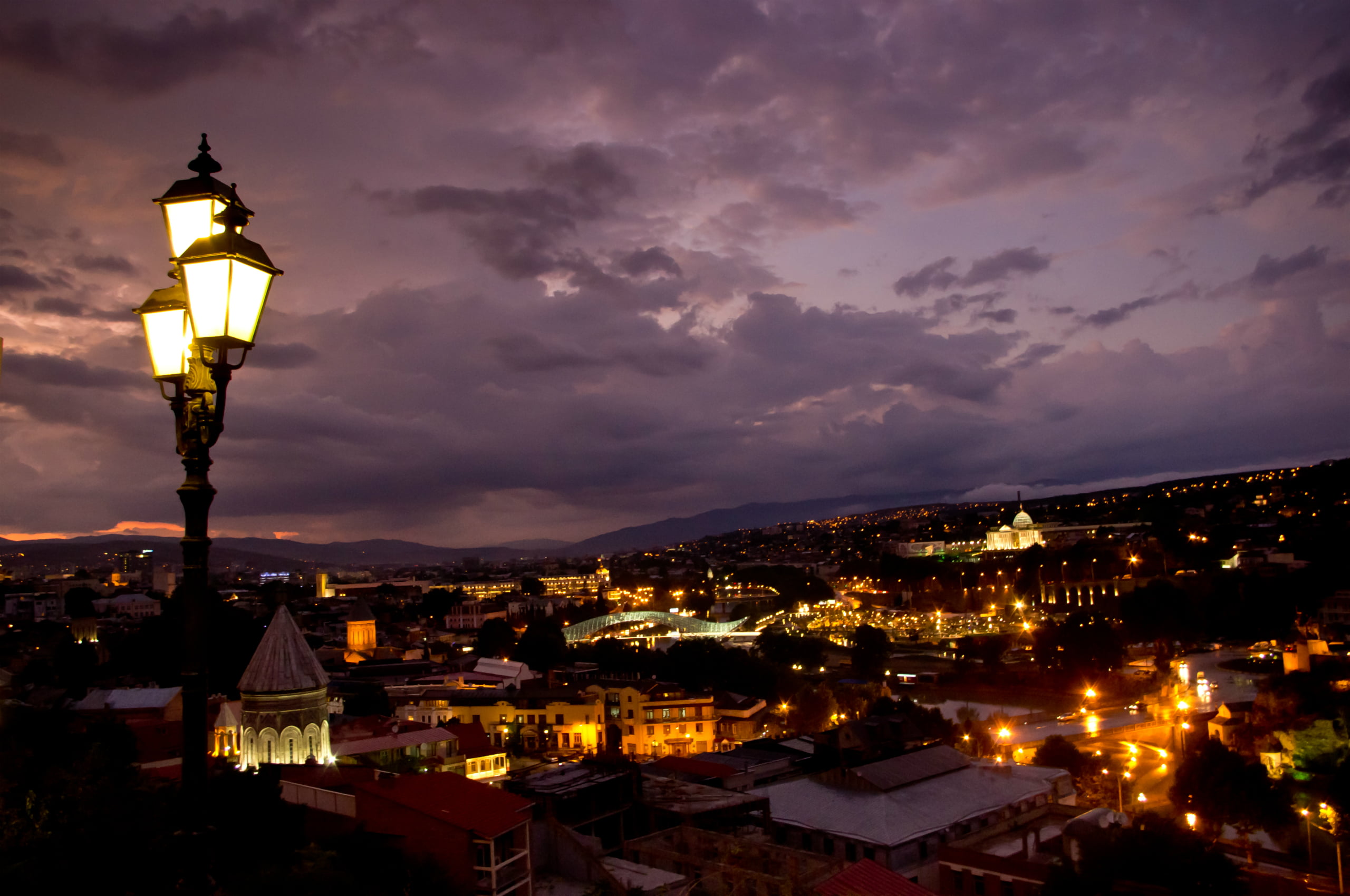 roof, cultures, Georgia, travel Destinations, church, residential district, built Structure, old, lighting Equipment, summer, italy, nature, sunset, outdoors, HD Wallpaper
