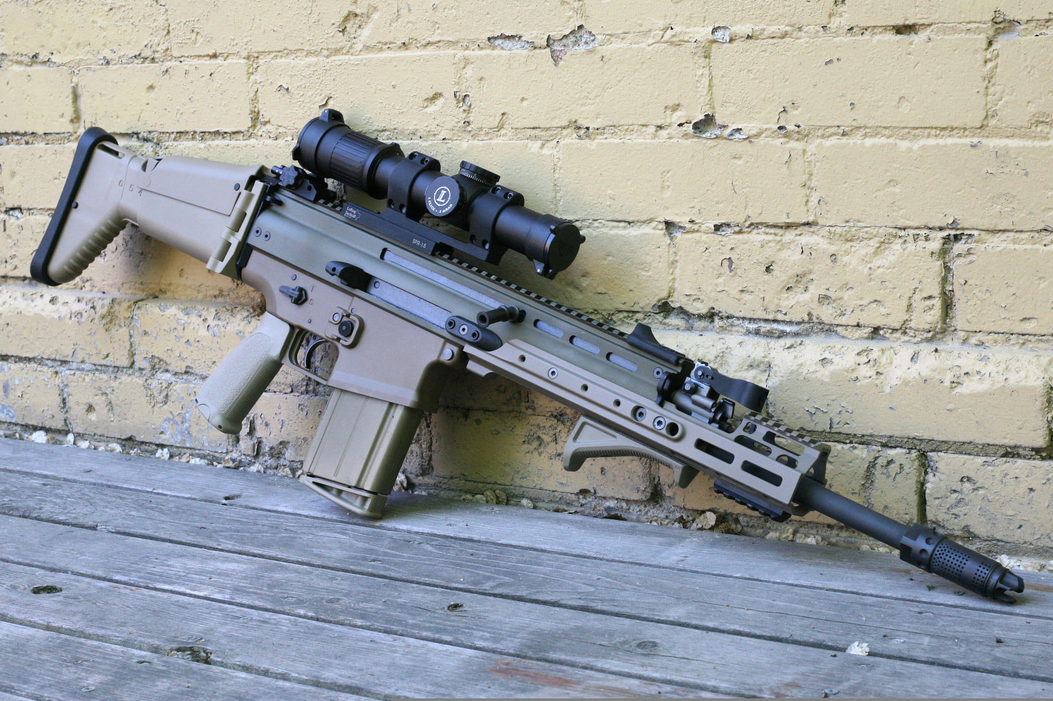 FN SCAR, machine, 1080P, assault, rifle, weapons, HD Wallpaper