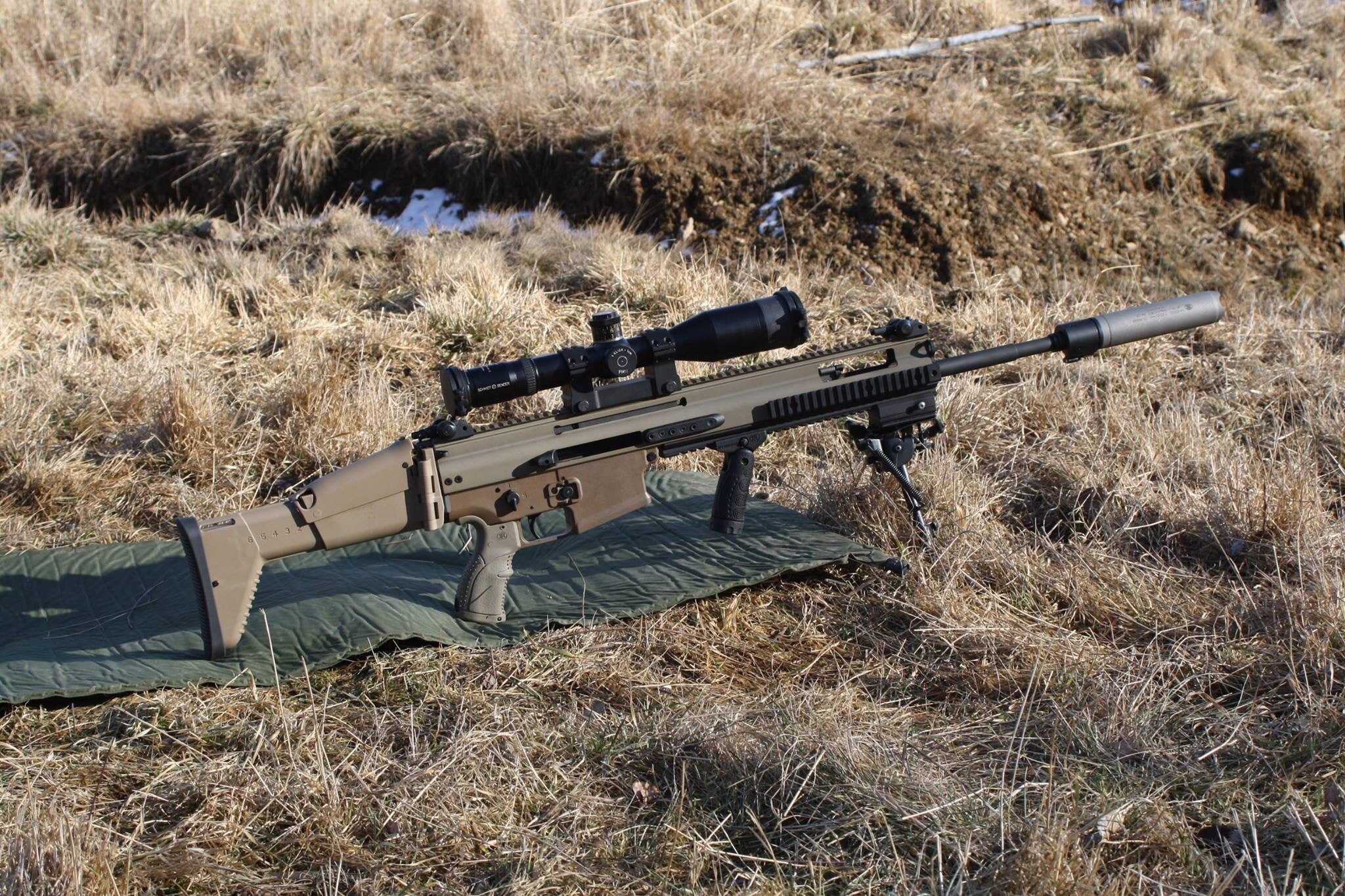 machine, FN SCAR, weapons, 1080P, optics, HD Wallpaper