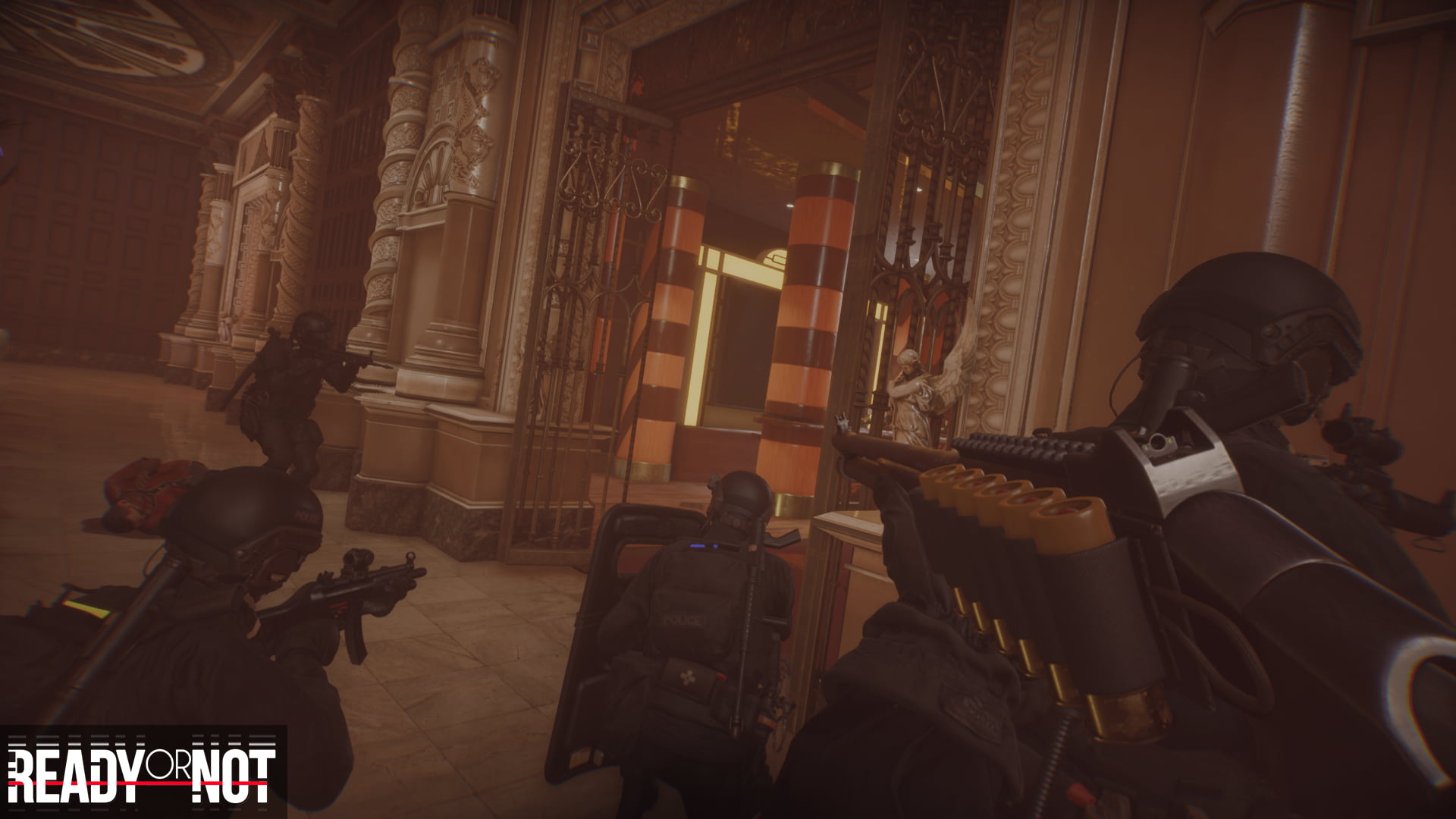 Ready or Not, police, 1080P, FN SCAR, shotgun, SWAT, M4, HD Wallpaper