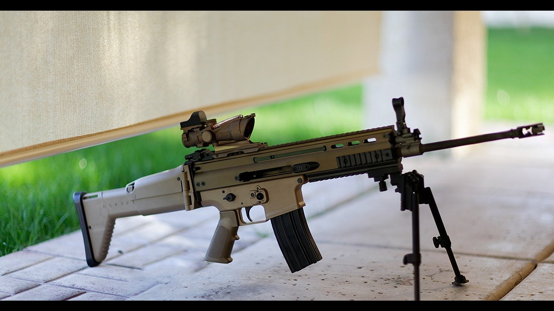 Assault Rifle, Weapons, FN SCAR, 1080P, HD Wallpaper
