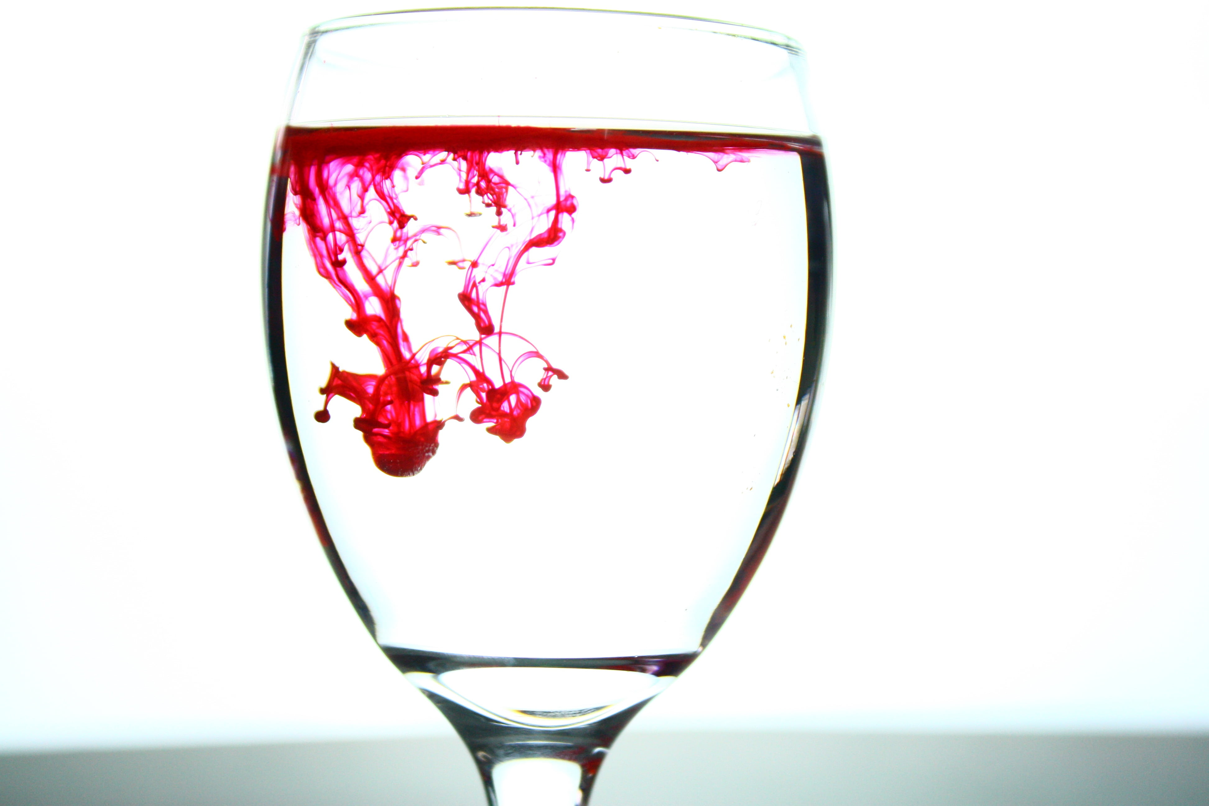 refreshment, restaurant, wineglass, footed, blood, white, vodka, indoors, water, macro, transparent, no people, household equipment, glass - material, cocktail, HD Wallpaper