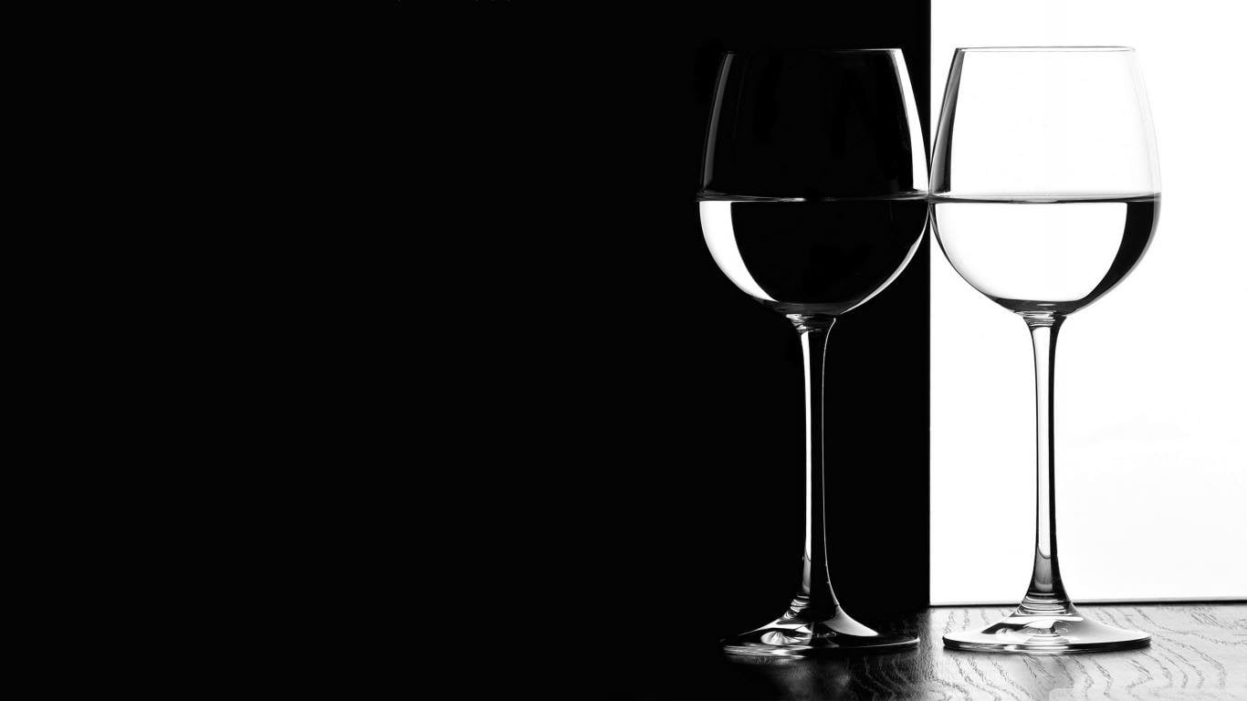 studio shot, household equipment, black, cut out, drink, indoors, copy space, refreshment, black background, table, food and drink, blank, dining, red wine, HD Wallpaper