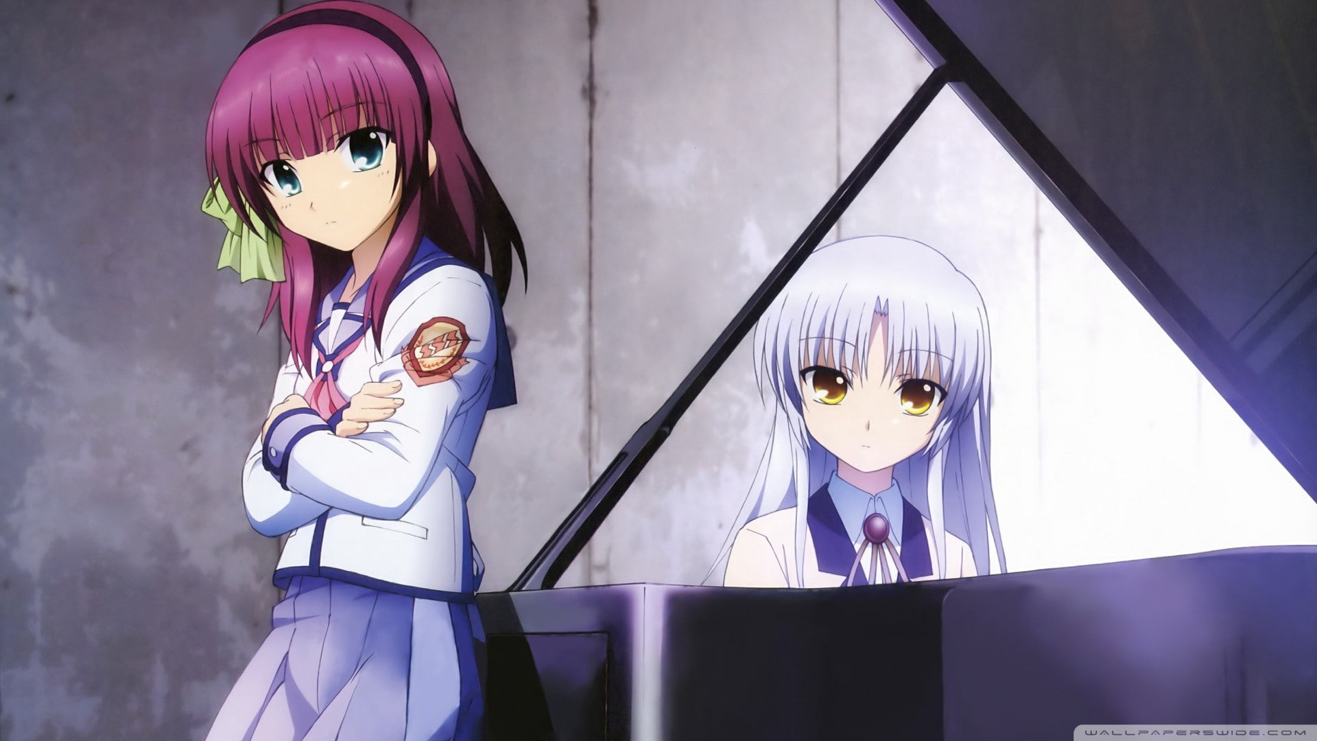 Angel Beats!, Tachibana Kanade, anime, Nakamura Yuri, 1080P, HD Wallpaper