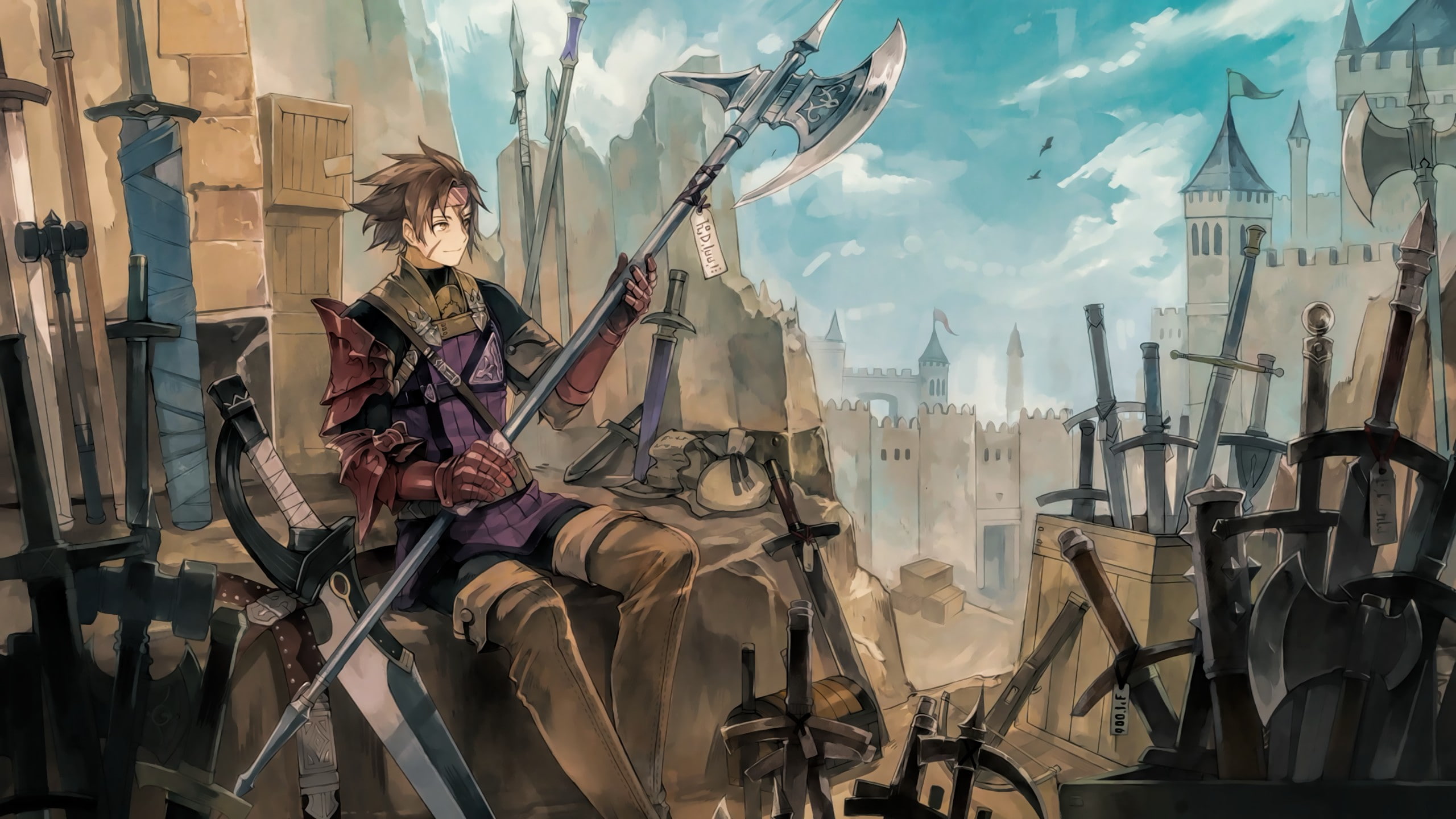 hd, chain, art, hikari, Haecceitas no Hikari, Chain Chronicle, pink, x, chronicle, 2560x1440 px, 2K, people, Warrior, hair, haecceitas, px, HD Wallpaper