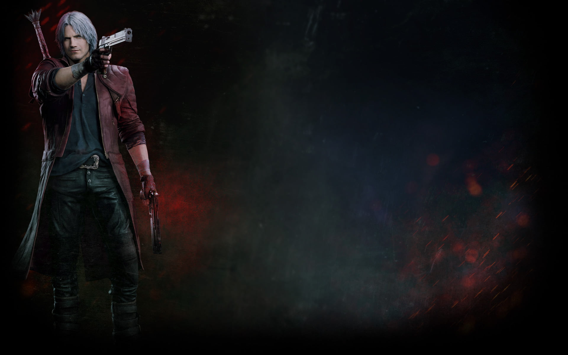 Dante (Devil May Cry), Devil May Cry, video games, Devil May Cry 5, gun, 1080P, HD Wallpaper