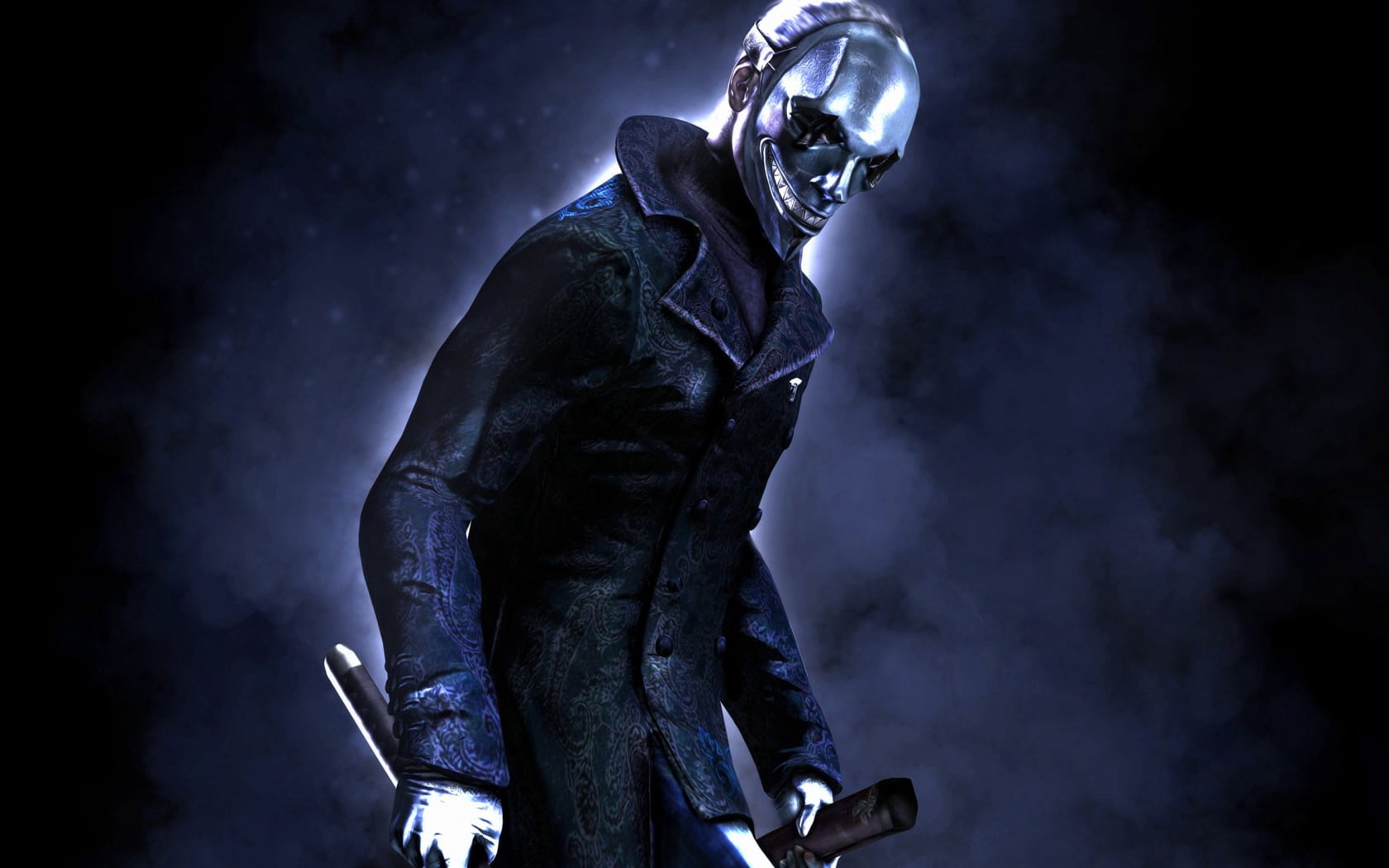 blue, black, gas Mask, mask, human representation, indoors, headwear, 720P, creativity, clothing, horror, adult, male likeness, waist up, danger, protective Mask - Workwear, HD Wallpaper