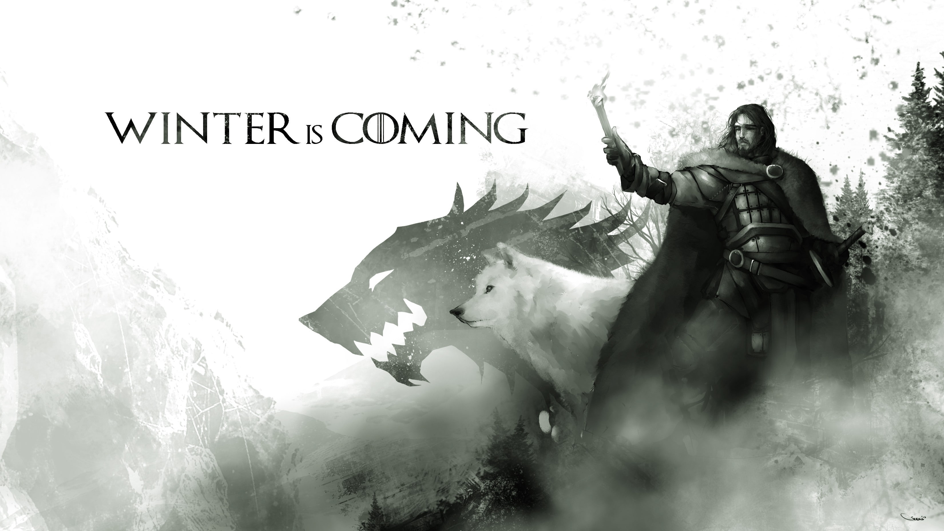 Game of Thrones, Winter Is Coming, 2K, HD Wallpaper
