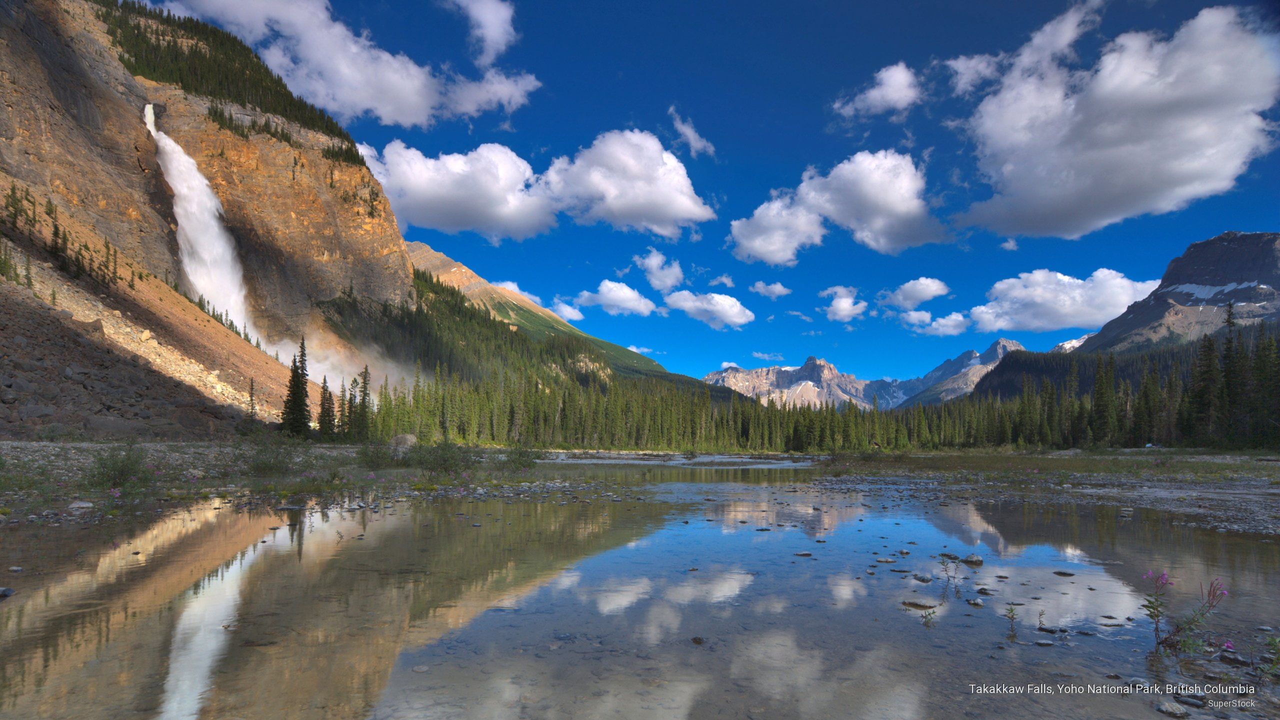 2K, yoho, National Parks, columbia, takakkaw, british, park, falls, national, HD Wallpaper