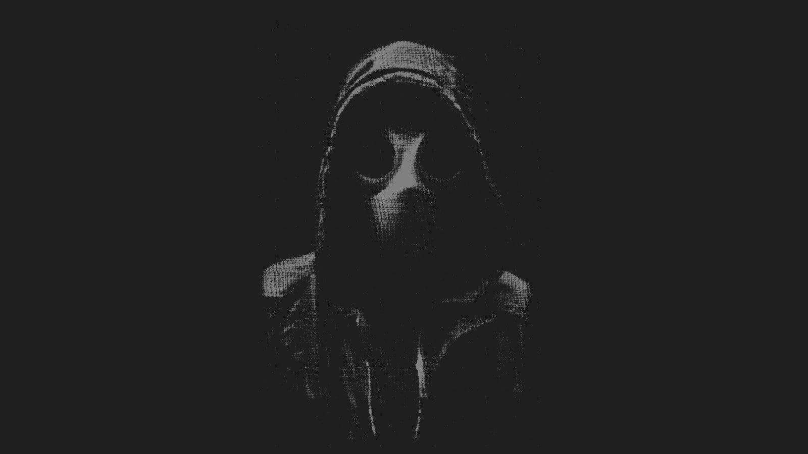 hoods, static, gas masks, 720P, minimalism, HD Wallpaper