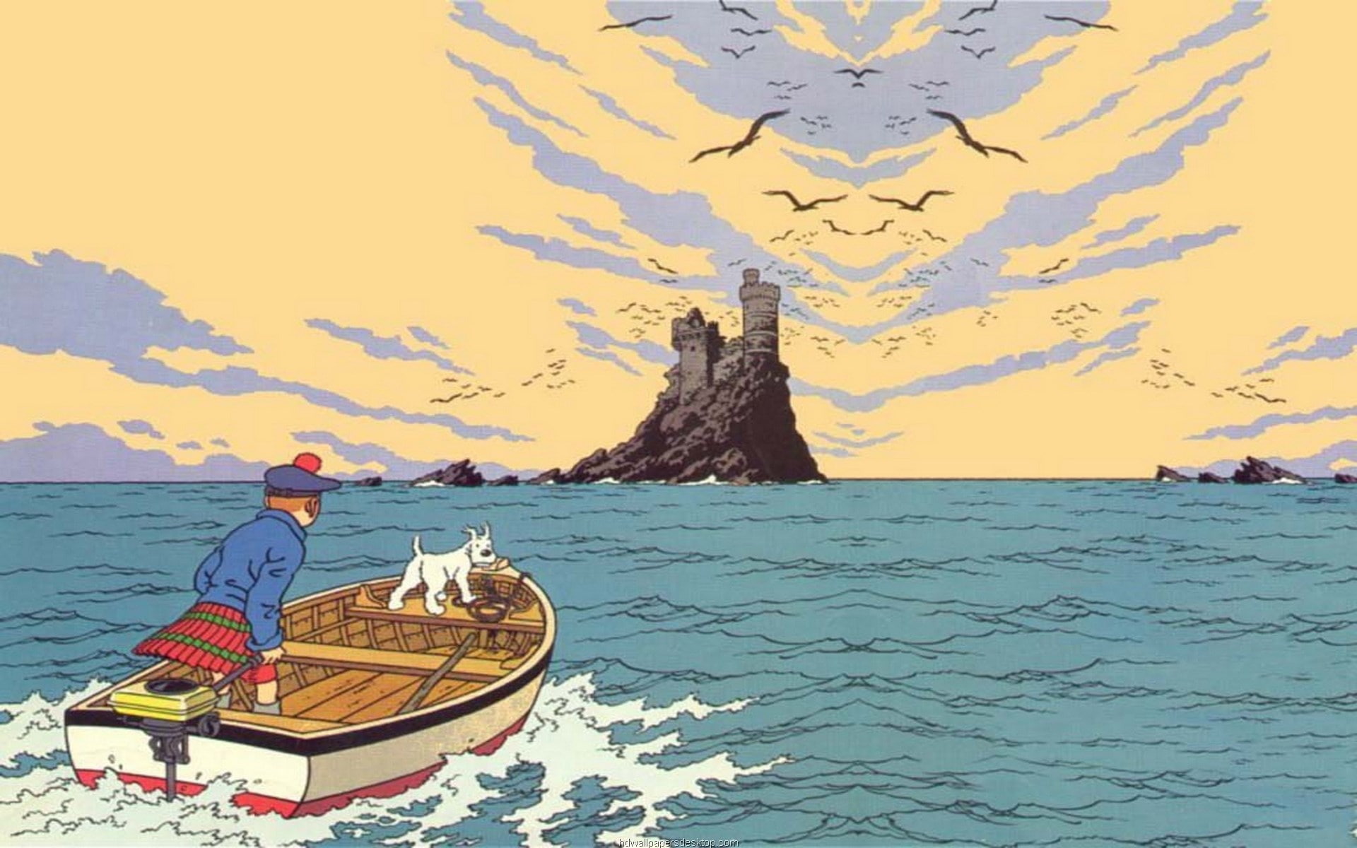 1080P, the adventures of tintin, HD Wallpaper